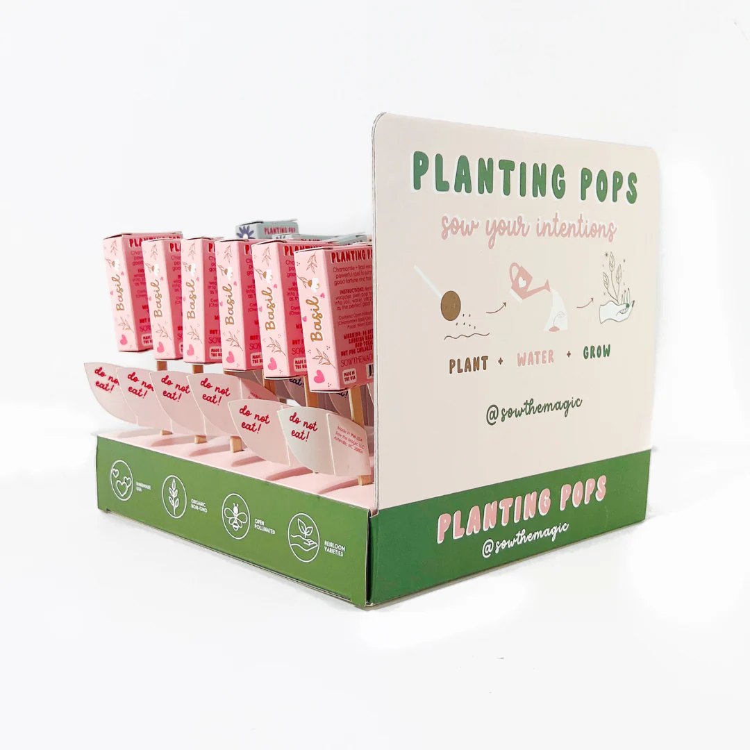 Garden + Gift Seed Planting Pop Collection With Stand - Image 2