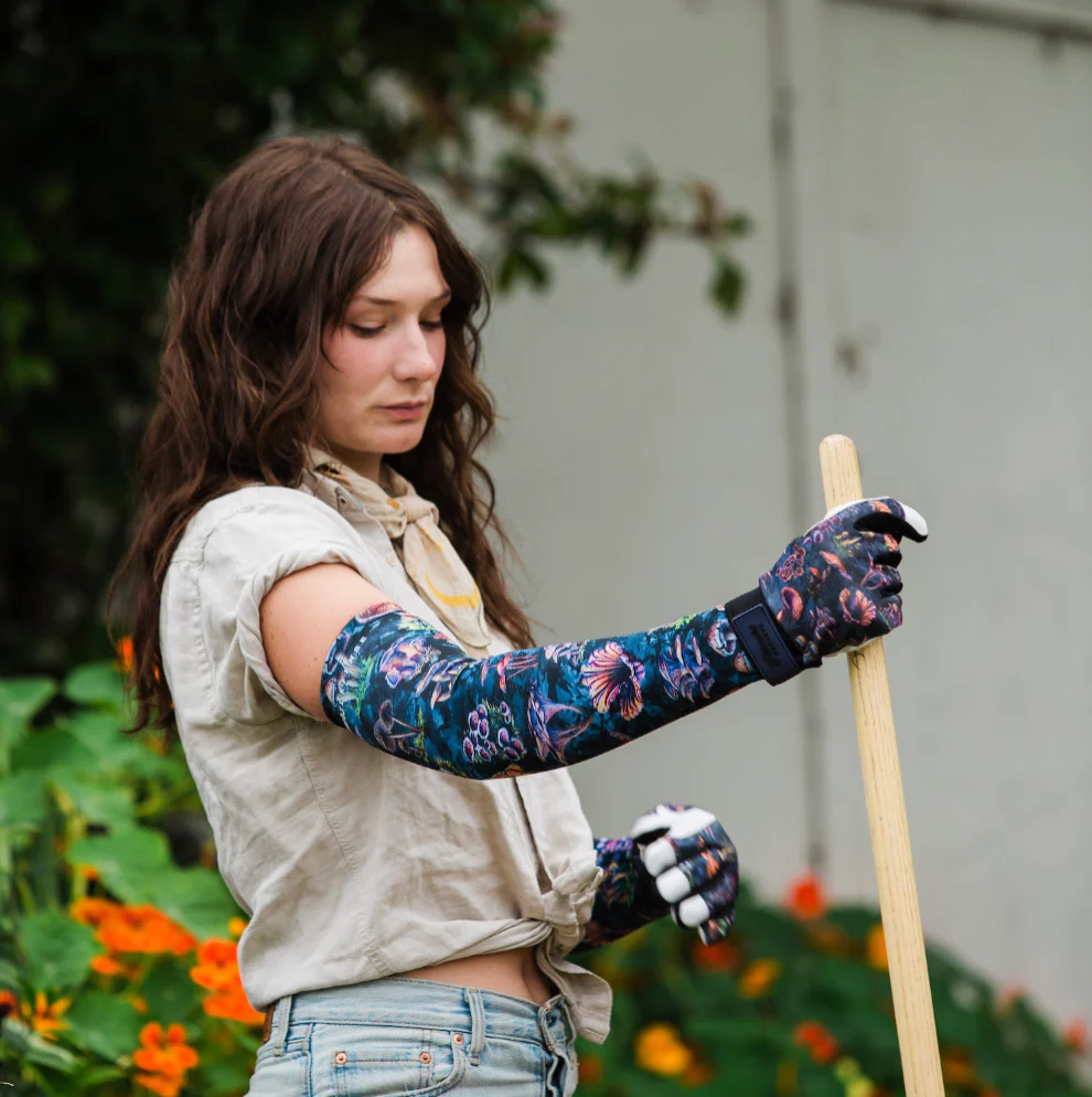 Garden Gloves - Leather - Fungi Foragers - Image 2