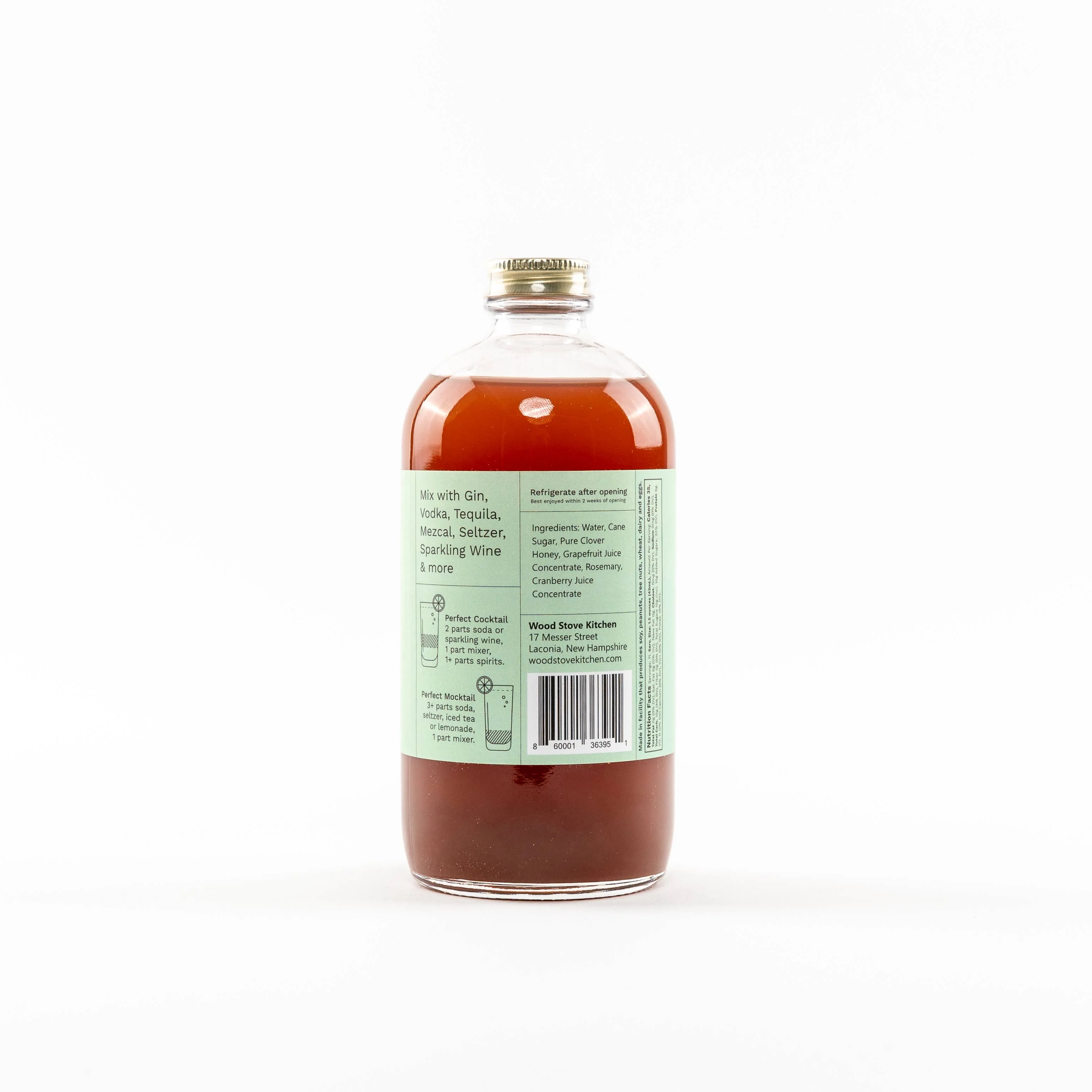 Grapefruit & Rosemary Cocktail and Mocktail Mixer, 16 fl oz - Image 3