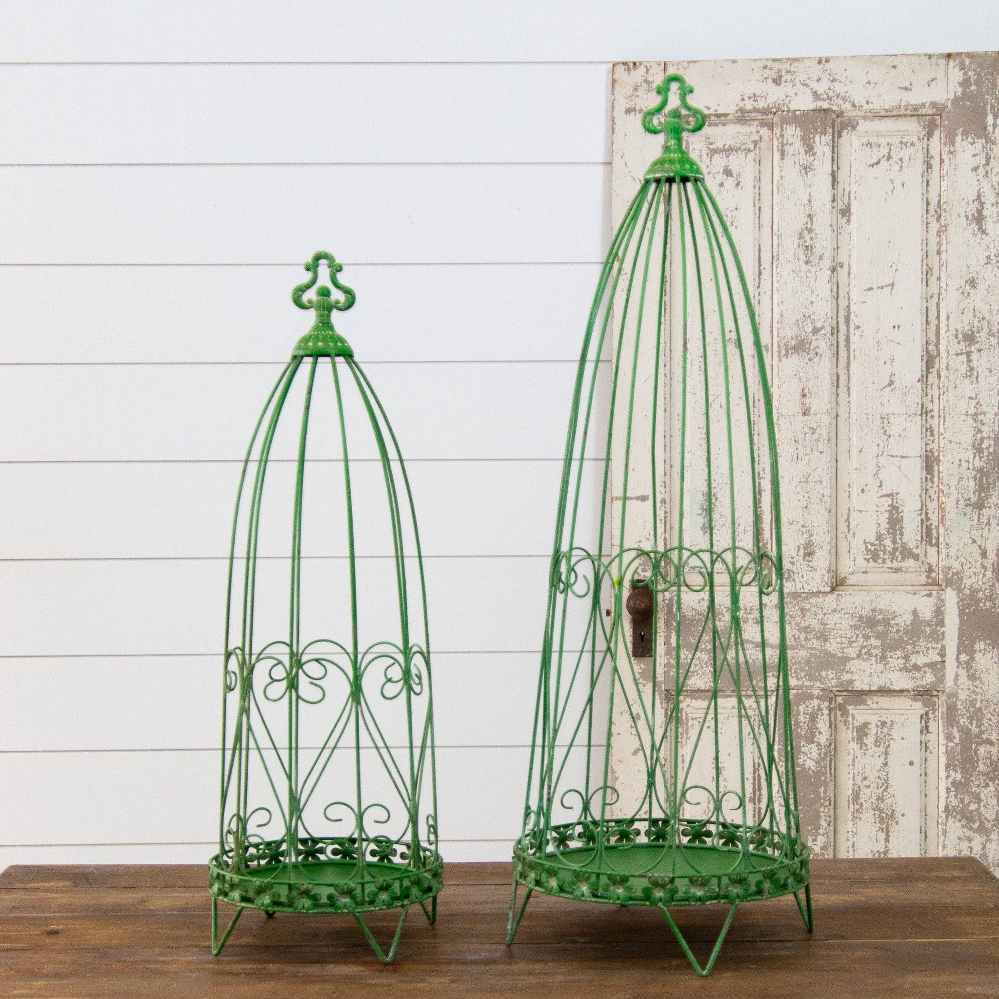 Green Trellis Plant Stand - Image 2