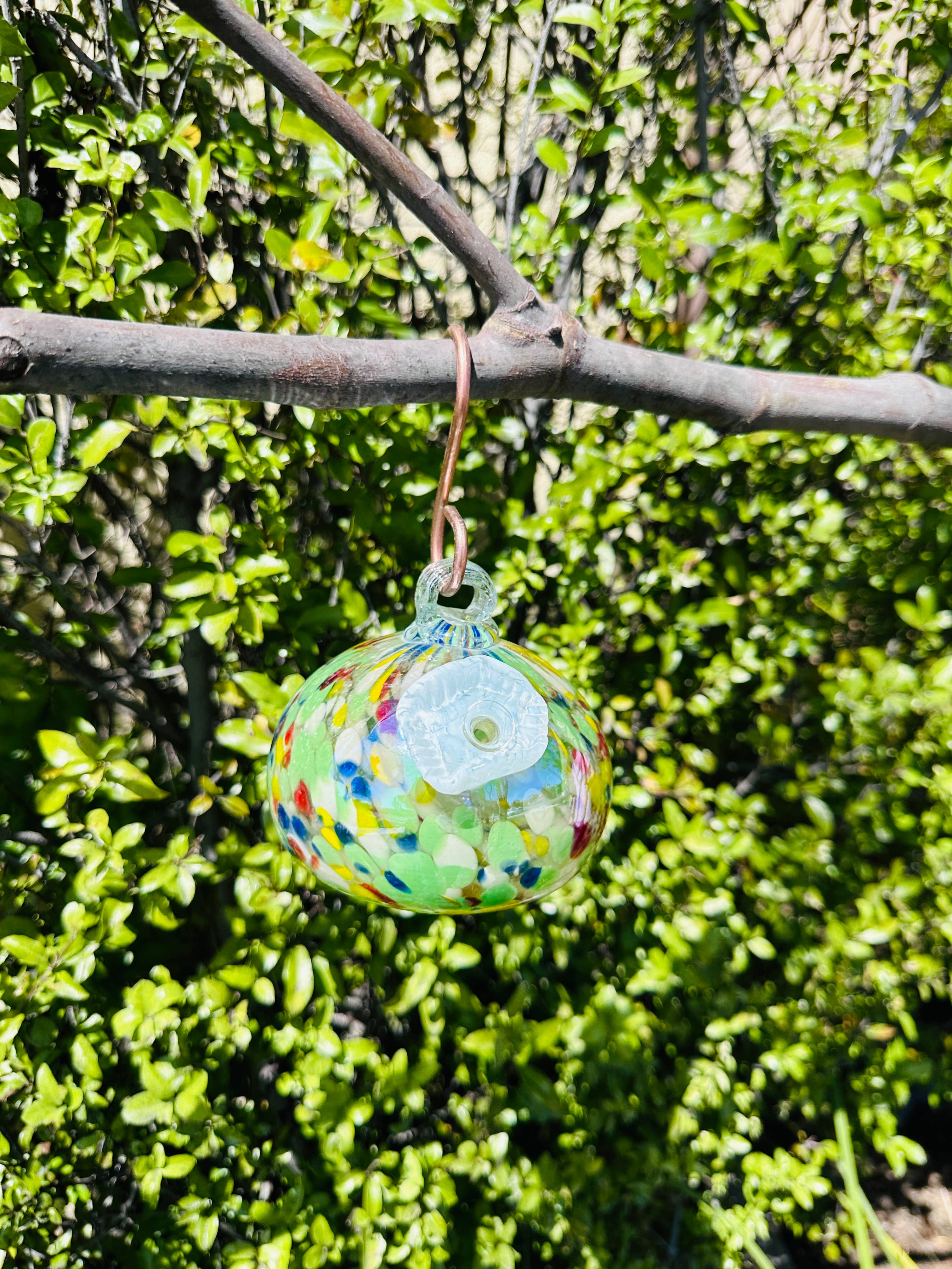 Hummingbird Feeder - Handblown - Image 15