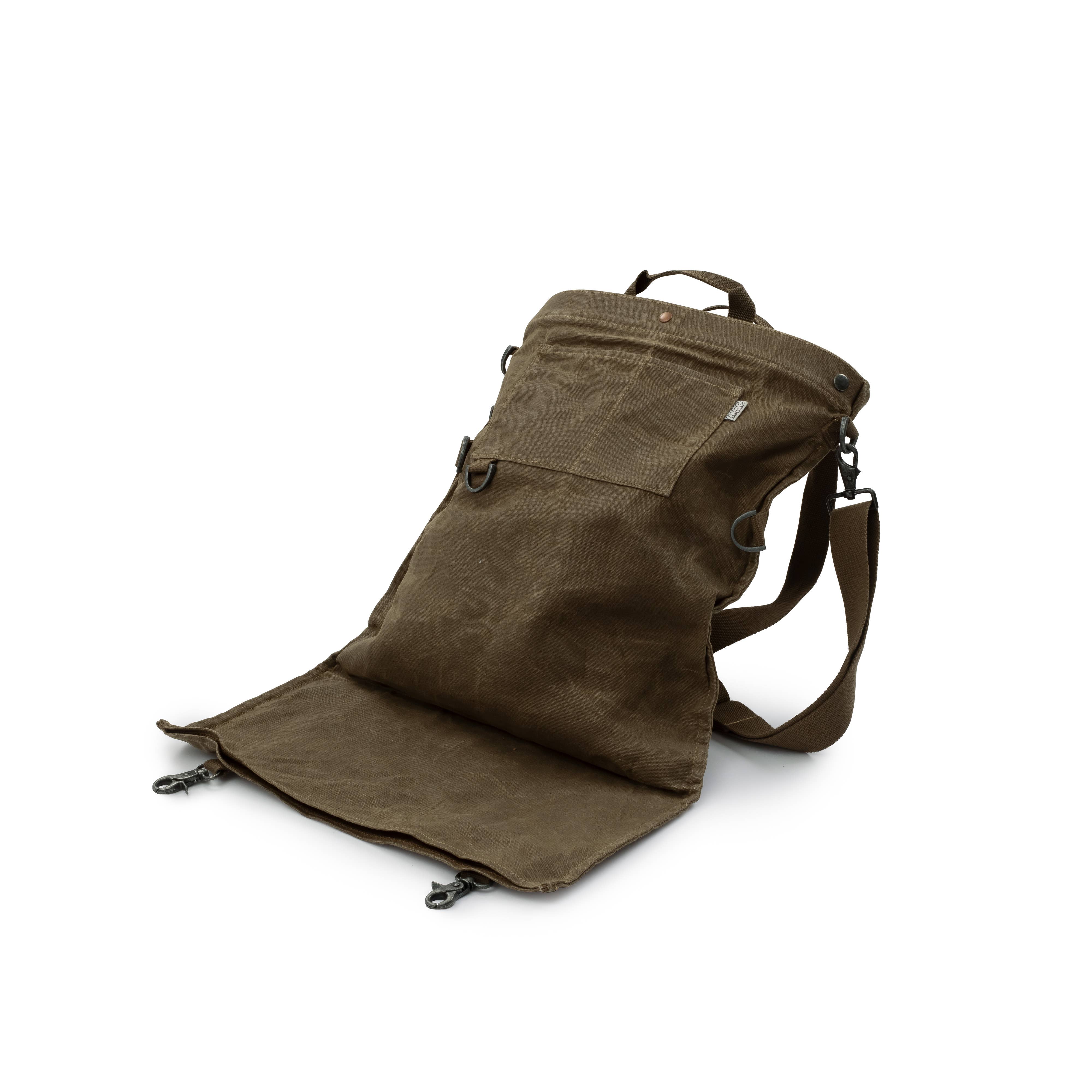 Harvesting & Gathering Bag- Waxed Canvas - Image 3