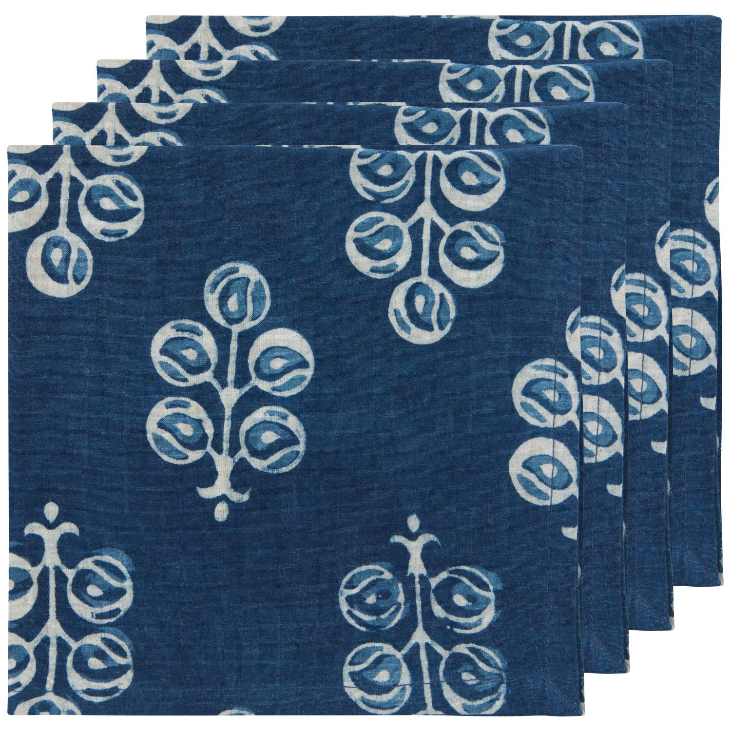 Hawthorn Block Print Napkins (Set of 4) - Image 2