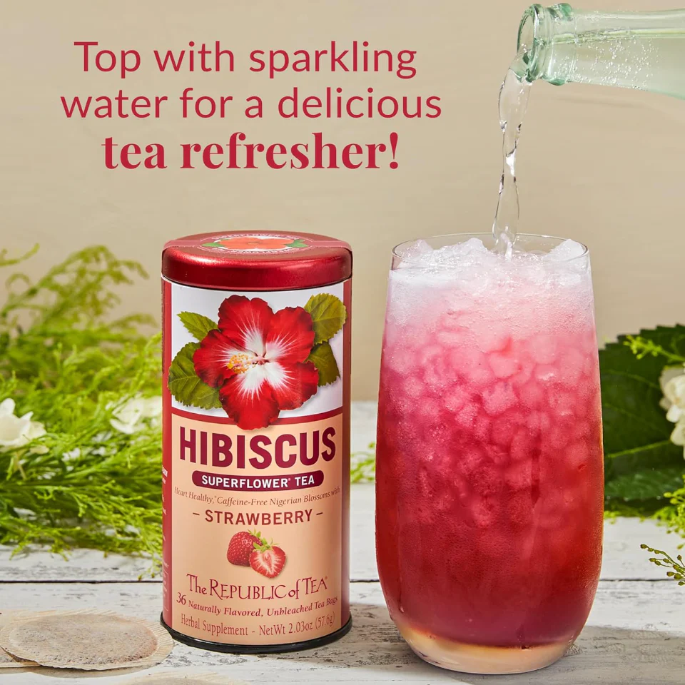 Hibiscus Strawberry Tea - The Republic of Tea - Image 3