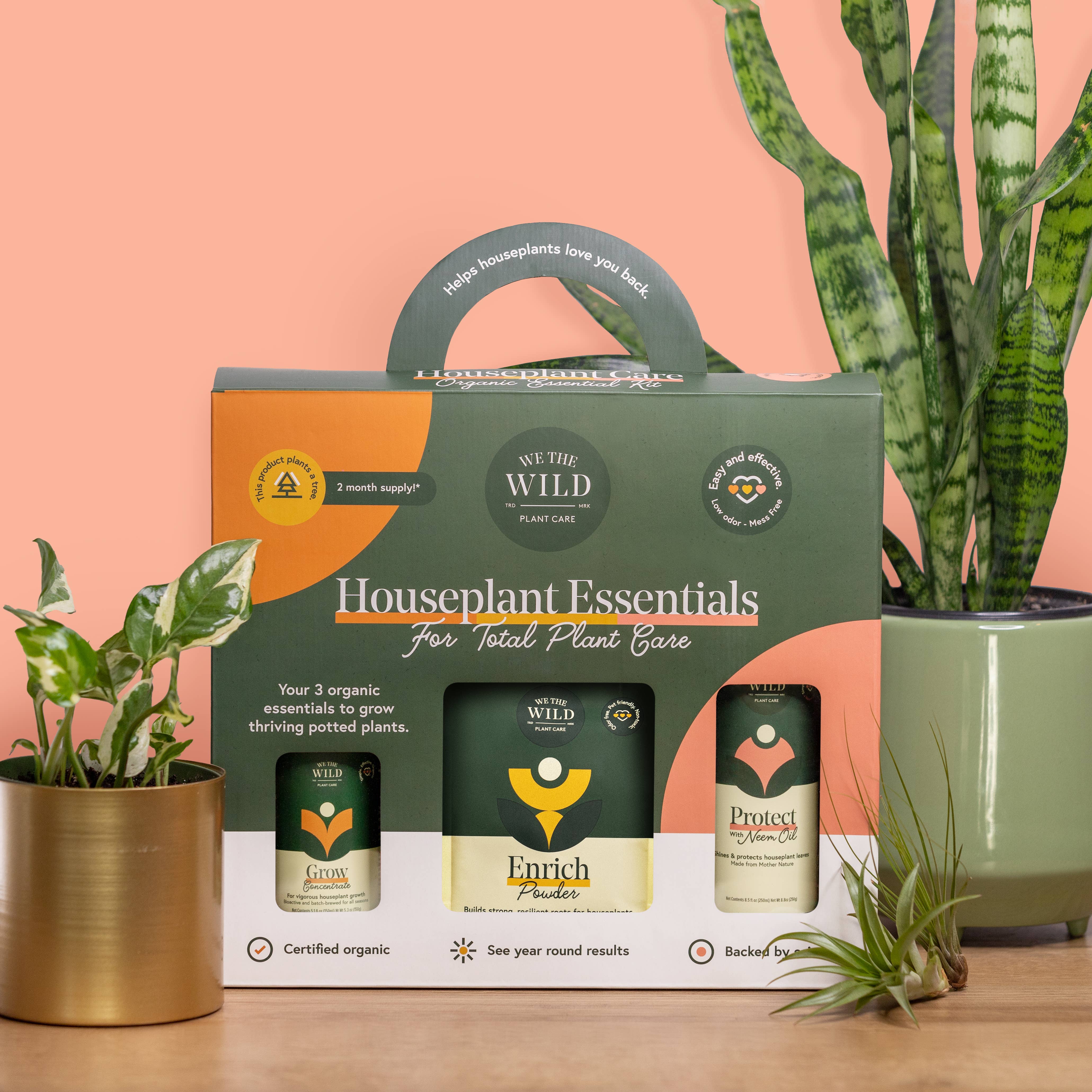 Houseplant Care Essentials Organic Starter Kit - Image 2