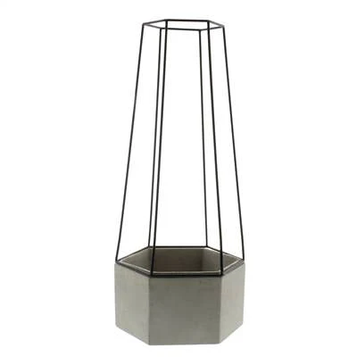 Indio Planter - Lrg - Cement