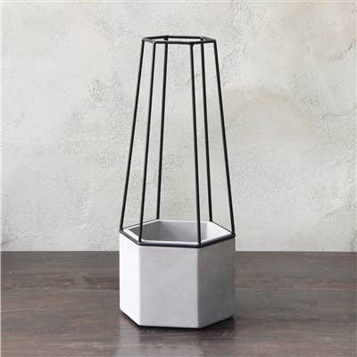 Indio Planter - Sm - Cement - Image 3