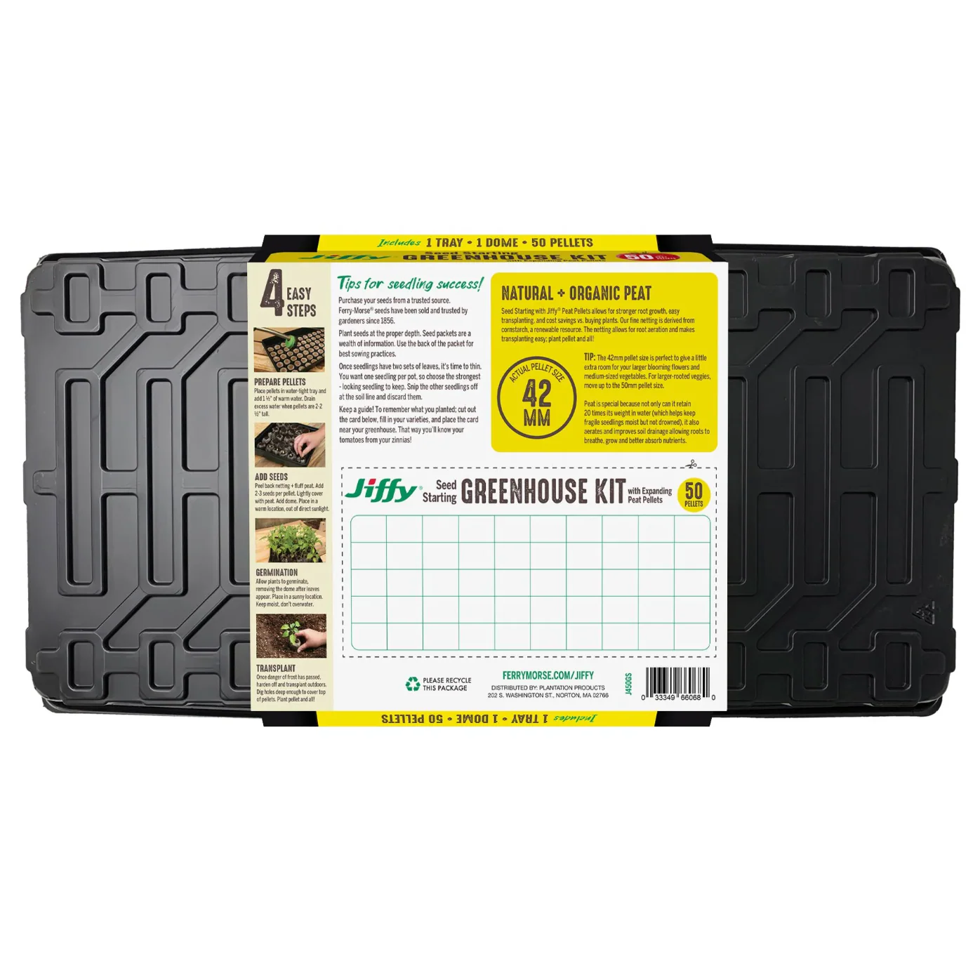 Jiffy® Seed Starting Greenhouse w/ SUPERthrive Plant Markers - Image 2