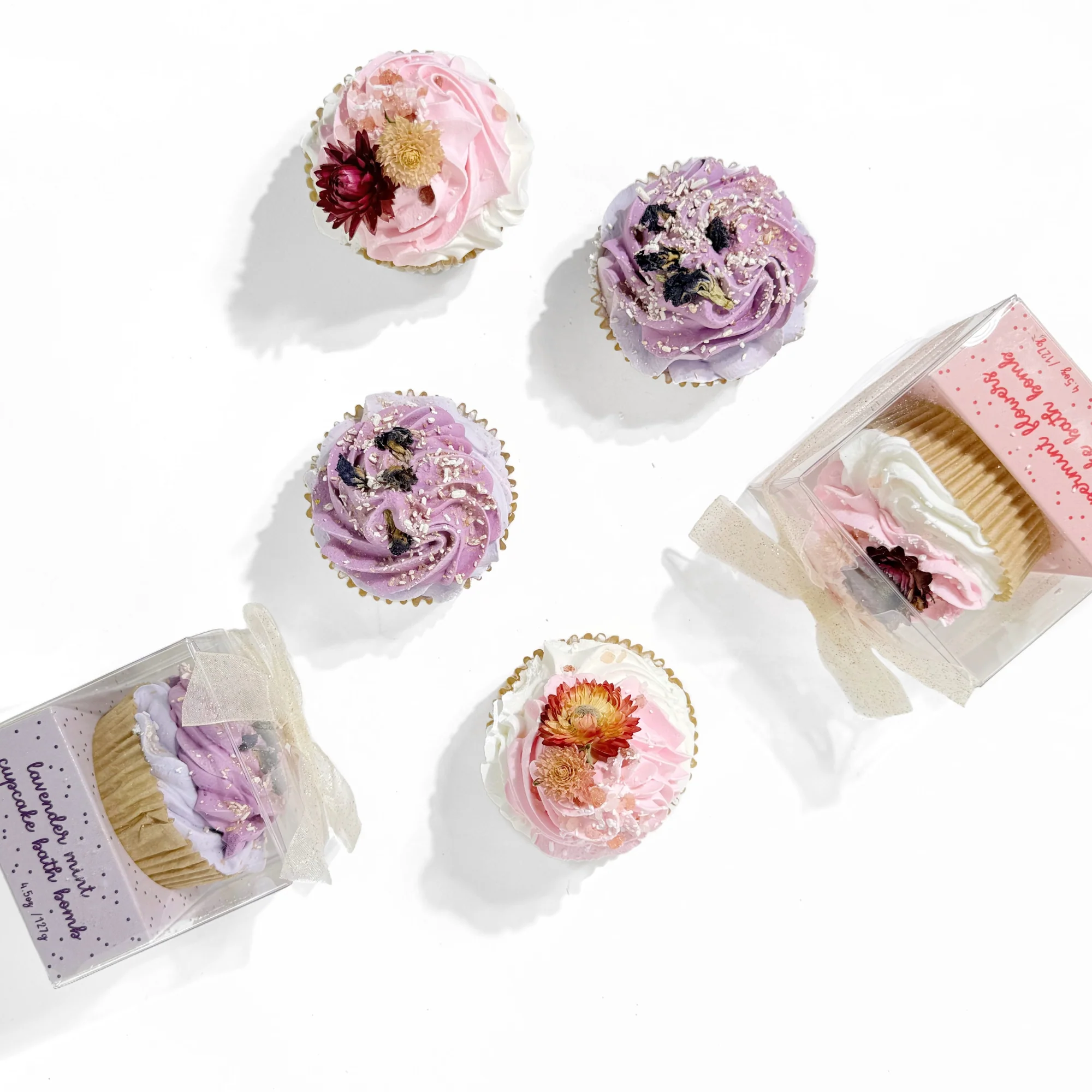 Lavender Mint Cupcake Bath Bomb - Image 6
