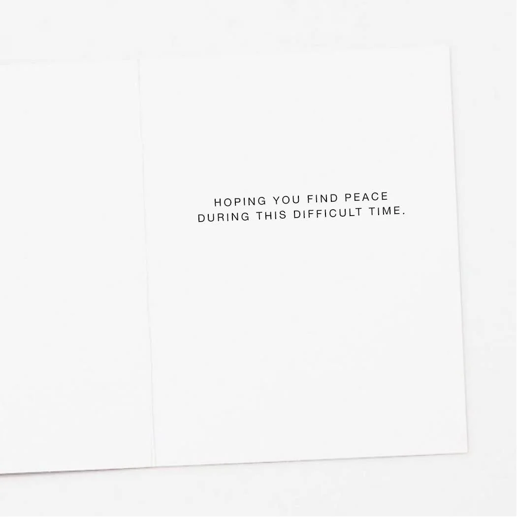 Lavender Sympathy Card - Image 2
