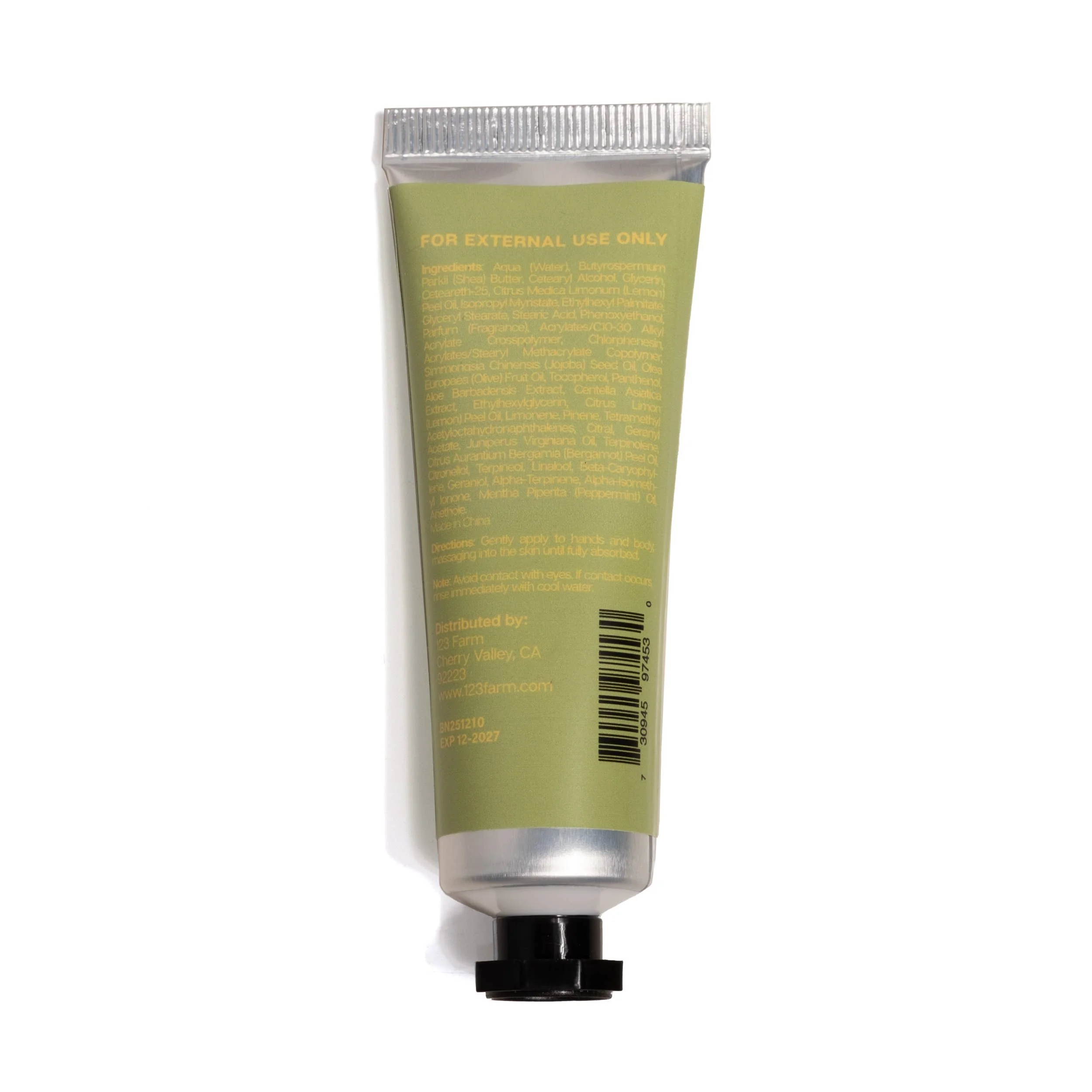 Lemon Verbena Hand Cream 1 oz – Flower Market - Image 2