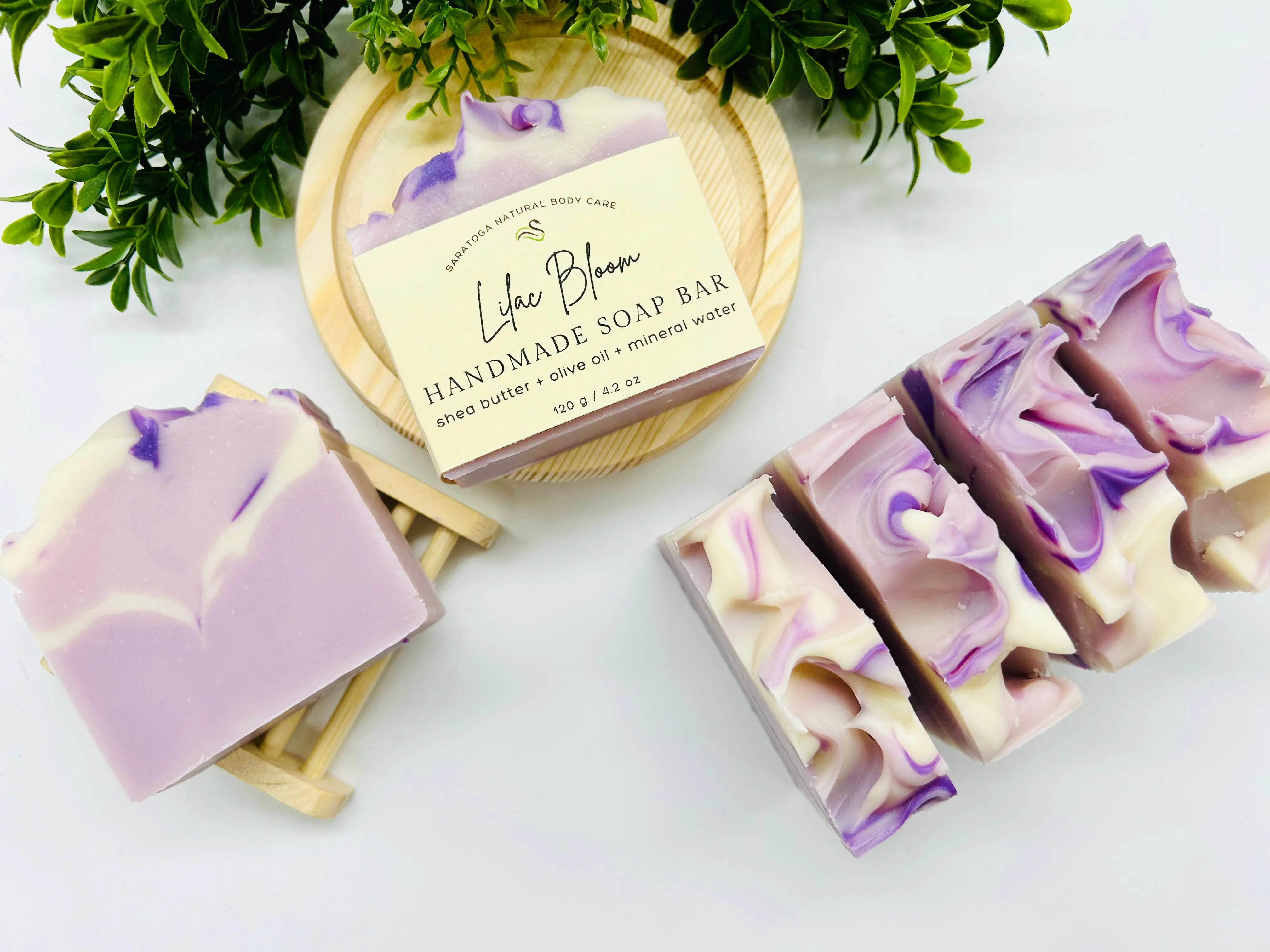 Lilac Bloom Handmade Soap Bar (VEGAN) - Image 3