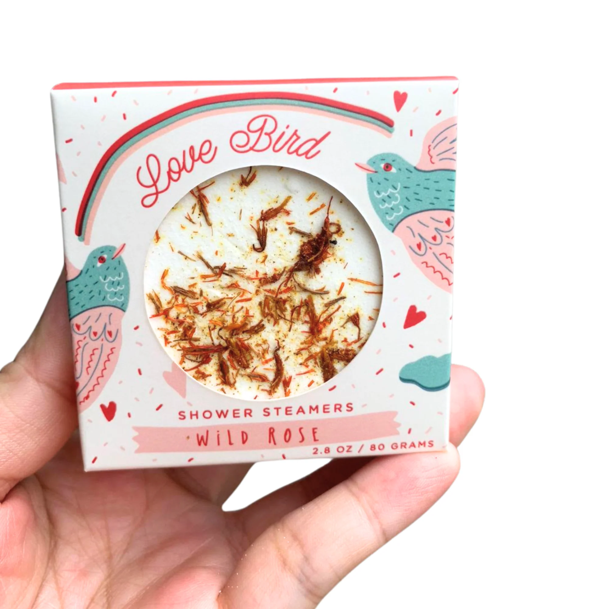 Love Bird Wild Rose Shower Steamer Set - Image 2