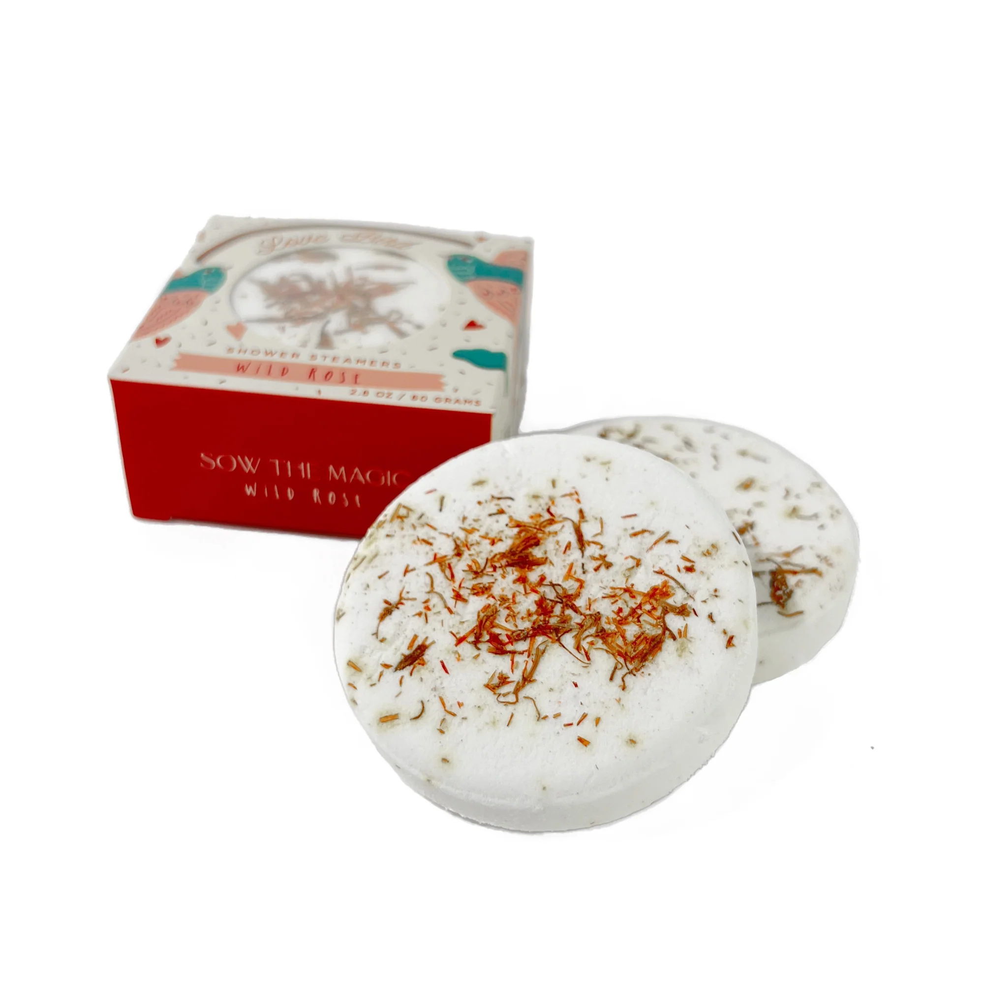 Love Bird Wild Rose Shower Steamer Set - Image 3