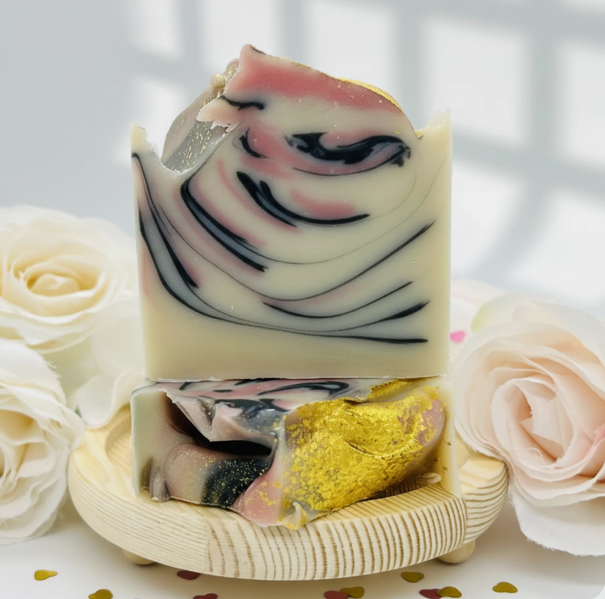 Love Spell Valentine's Day Handmade Soap Bar - Image 2