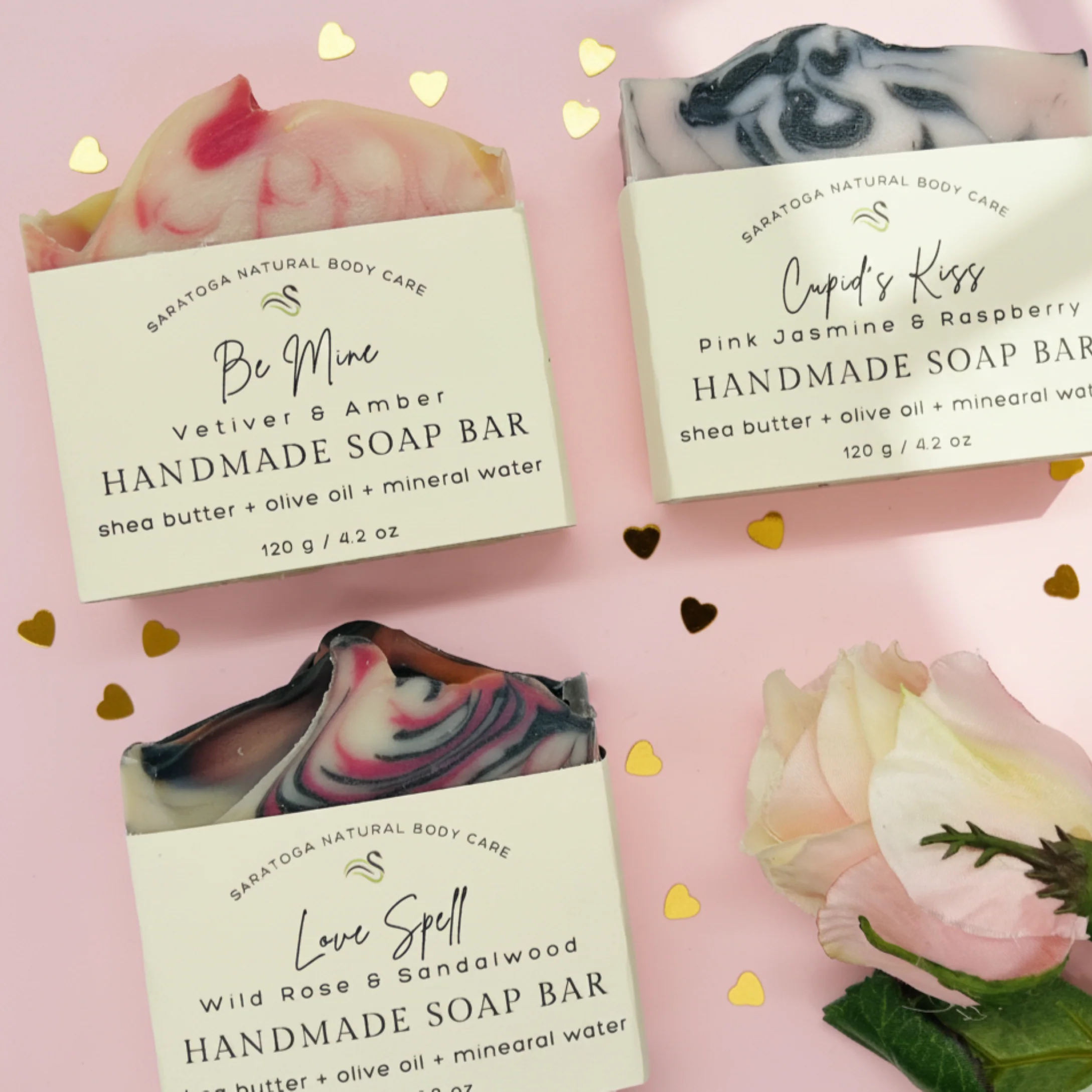 Love Spell Valentine's Day Handmade Soap Bar - Image 8