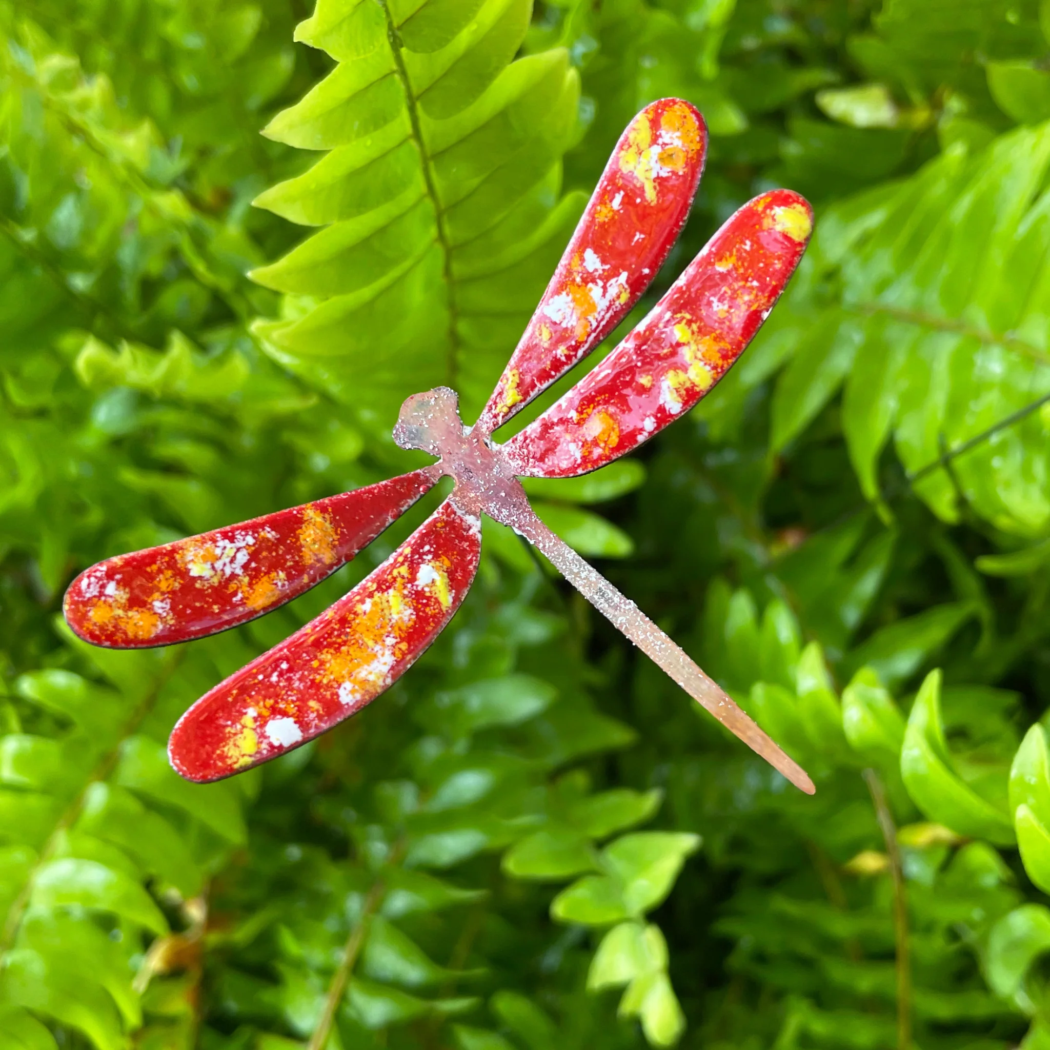 Medium Copper Enamel Dragonflies - Image 7