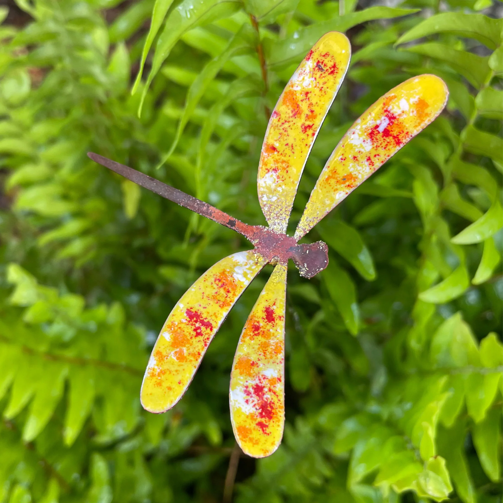 Medium Copper Enamel Dragonflies - Image 9