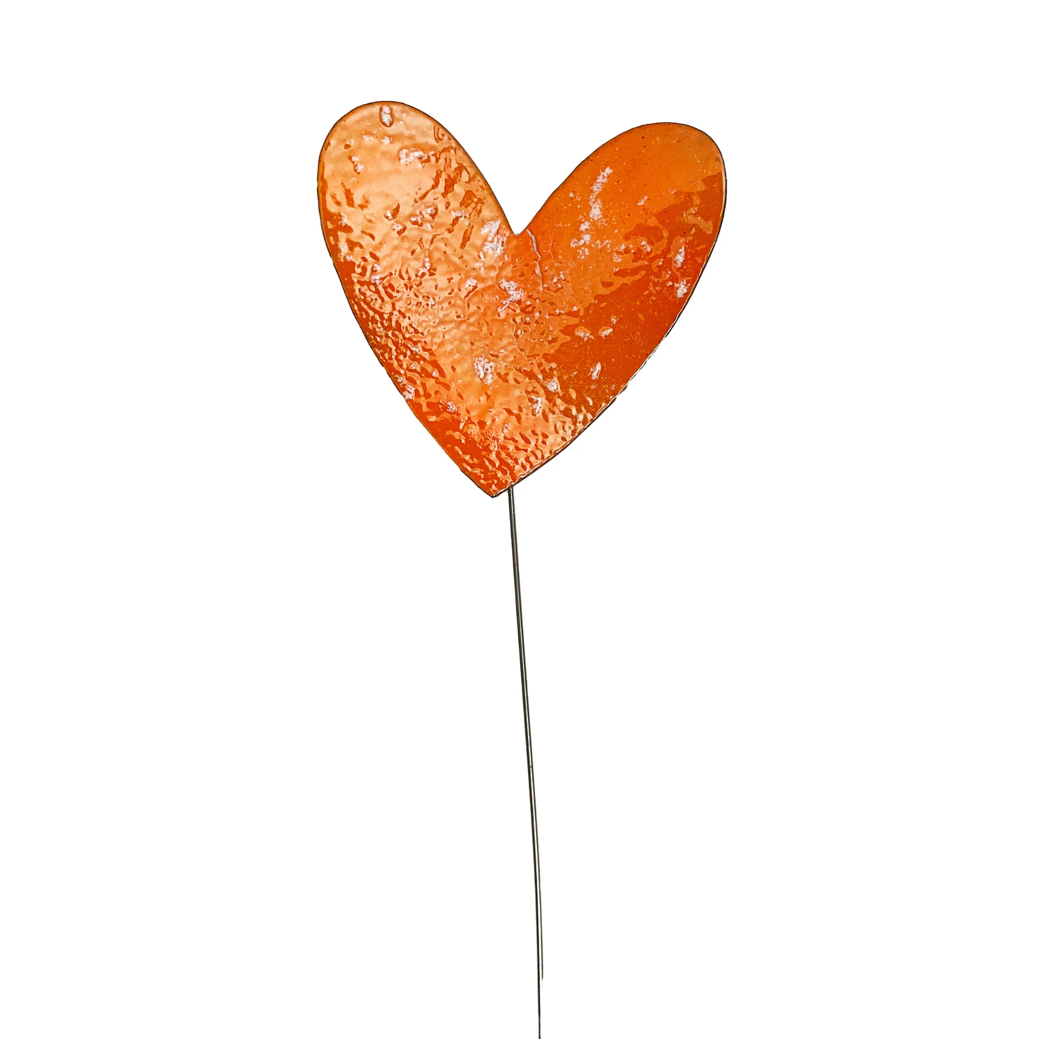Medium Copper Enamel Hearts - Image 4