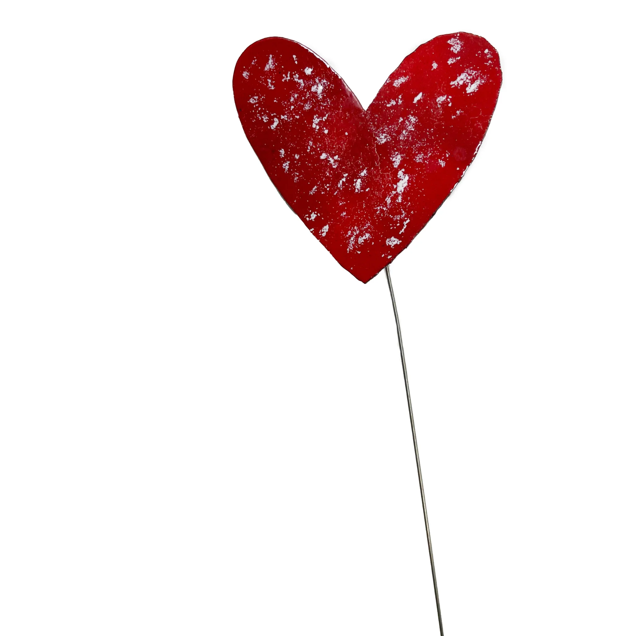 Medium Copper Enamel Hearts - Image 6
