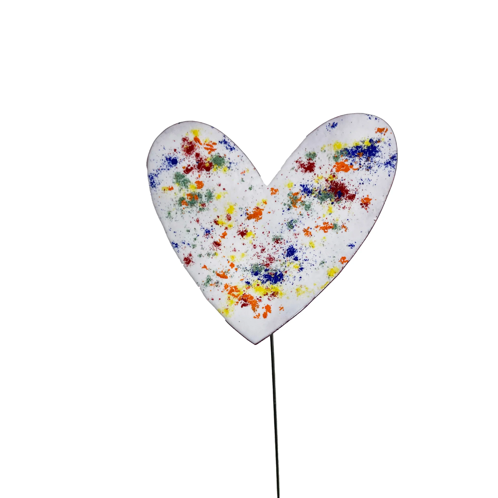 Medium Copper Enamel Hearts - Image 7