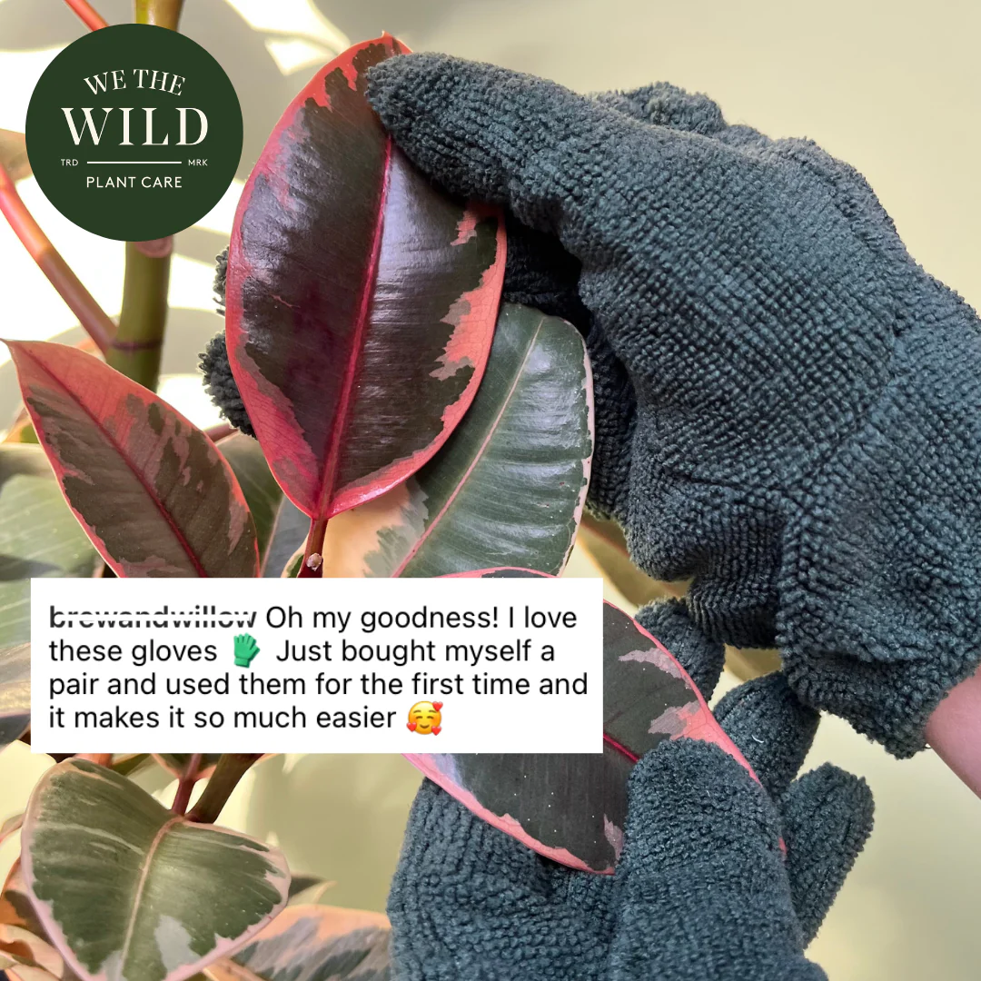 Microfiber Leaf Cleaning Gloves - Green - Image 9