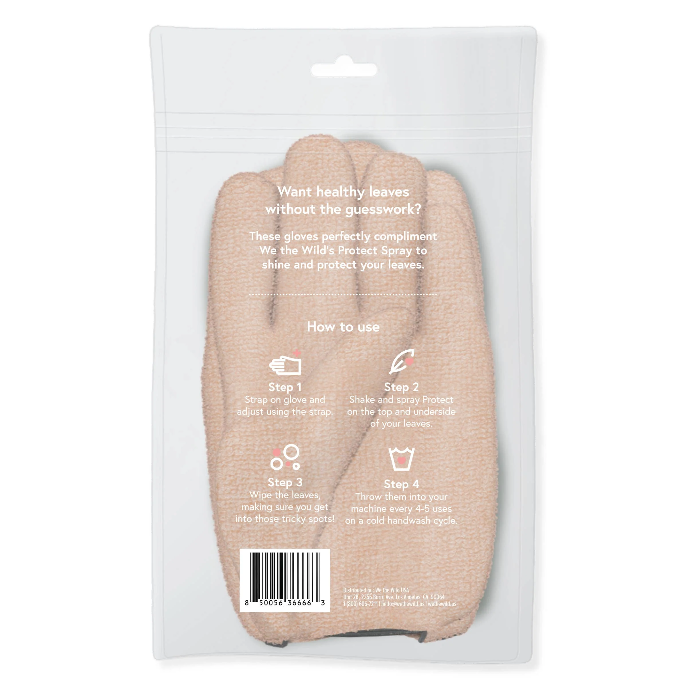 Microfiber Leaf Cleaning Gloves - Pink - Image 4