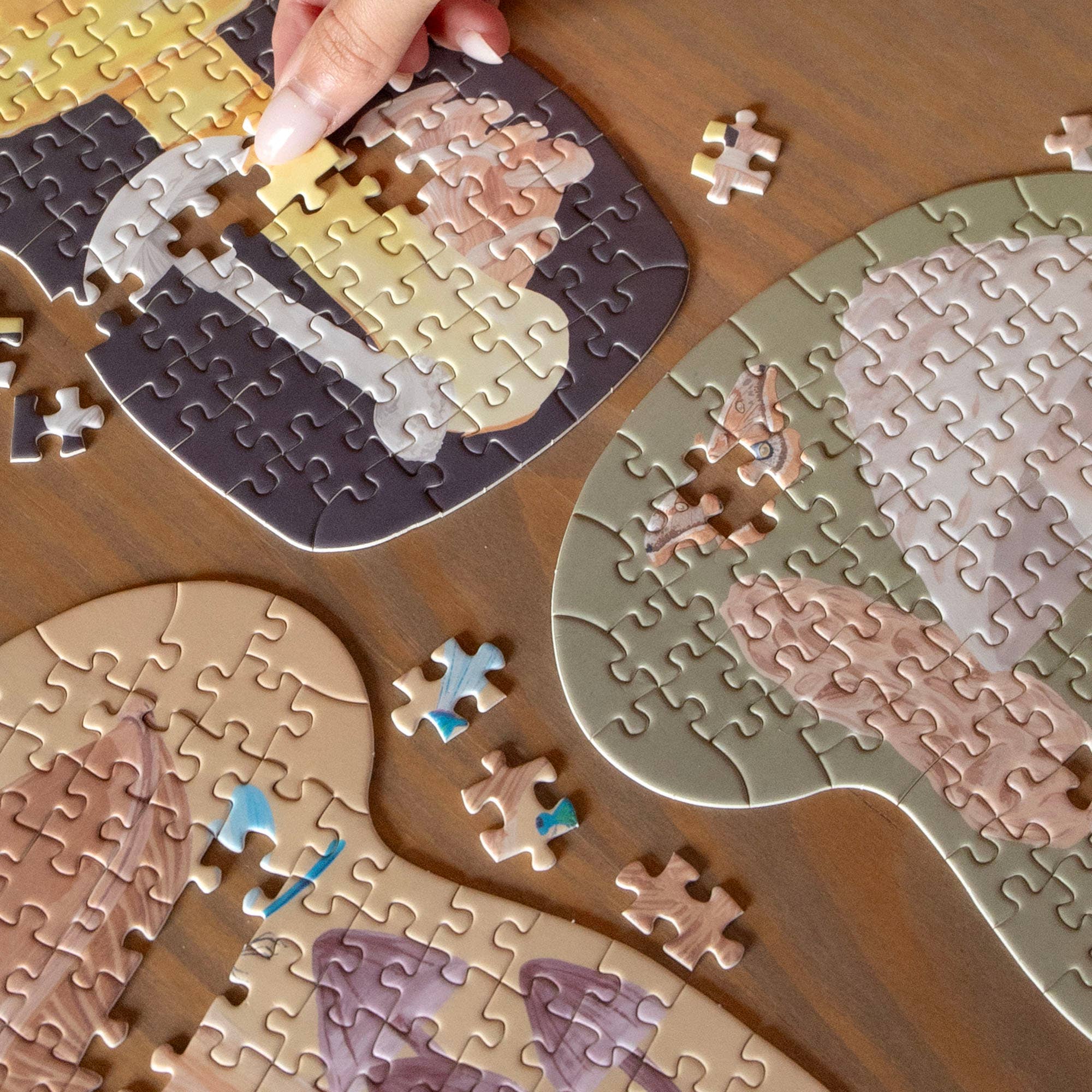 Midnight Flora & Fauna - 100 Piece Jigsaw Puzzles - Set of 3 - Image 6
