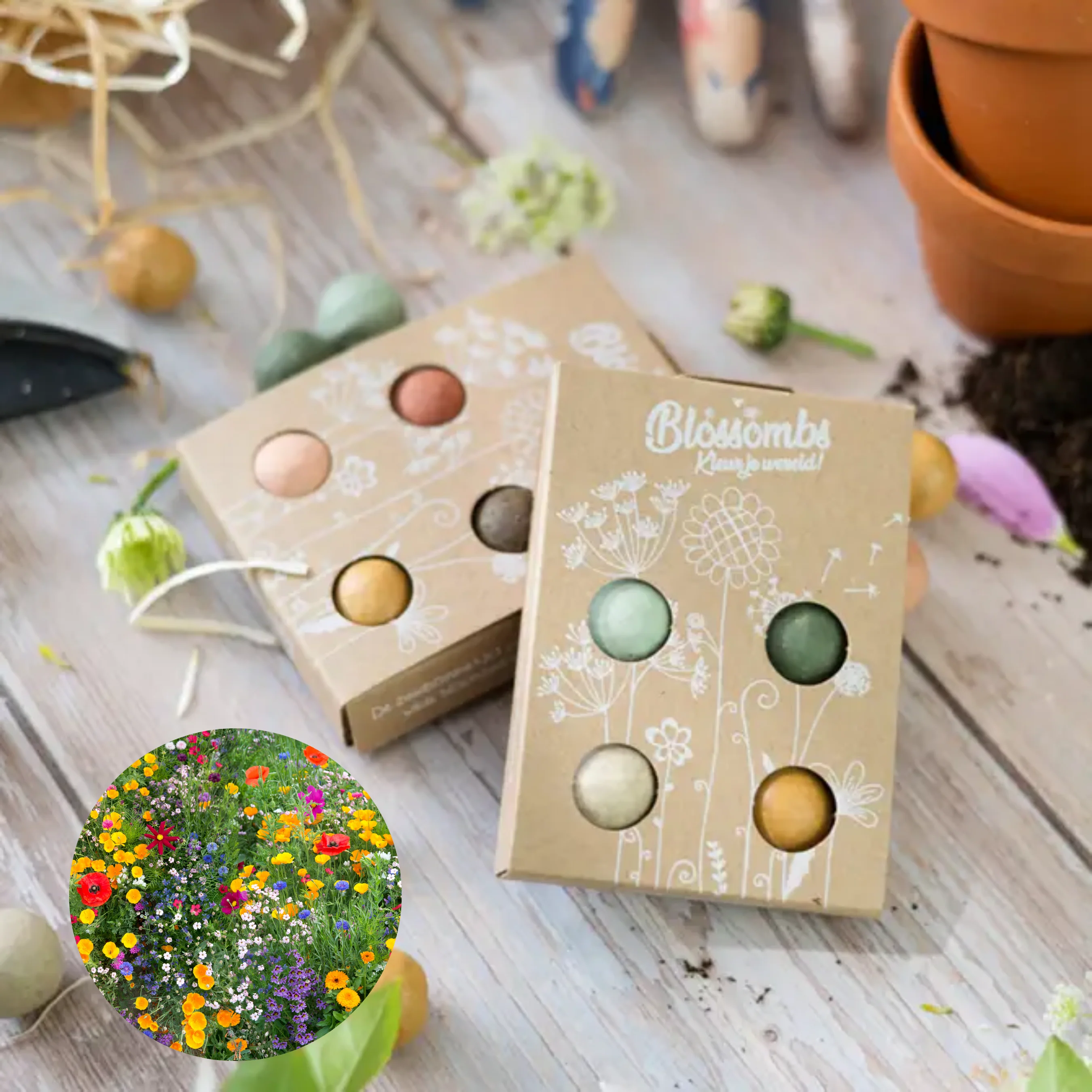Mini Wildflower Seed Box – Flowers For You Gift Set (4) - Image 2