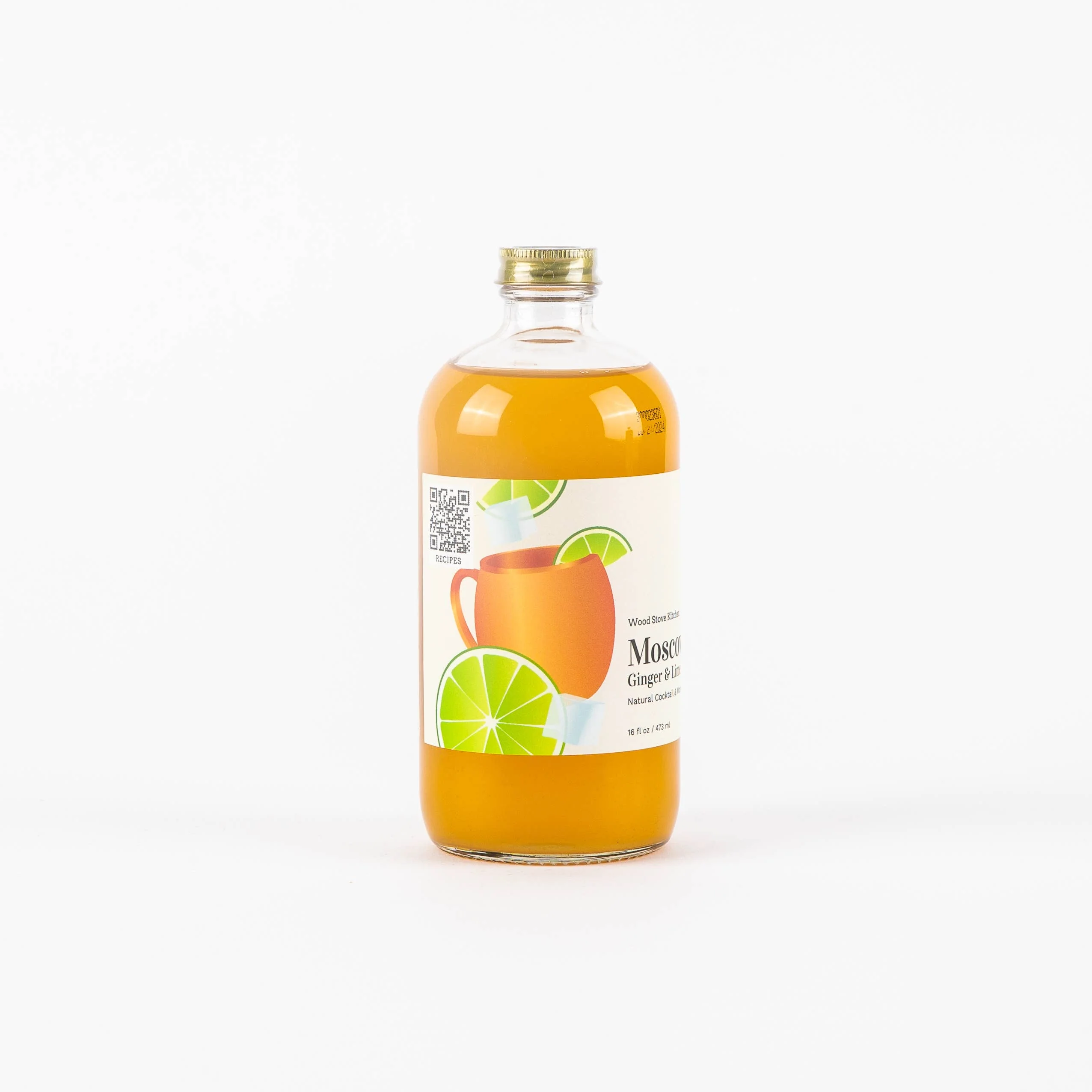 Moscow Mule (Ginger & Lime) Natural Cocktail and Mocktail Mixer, 16 fl oz - Image 2