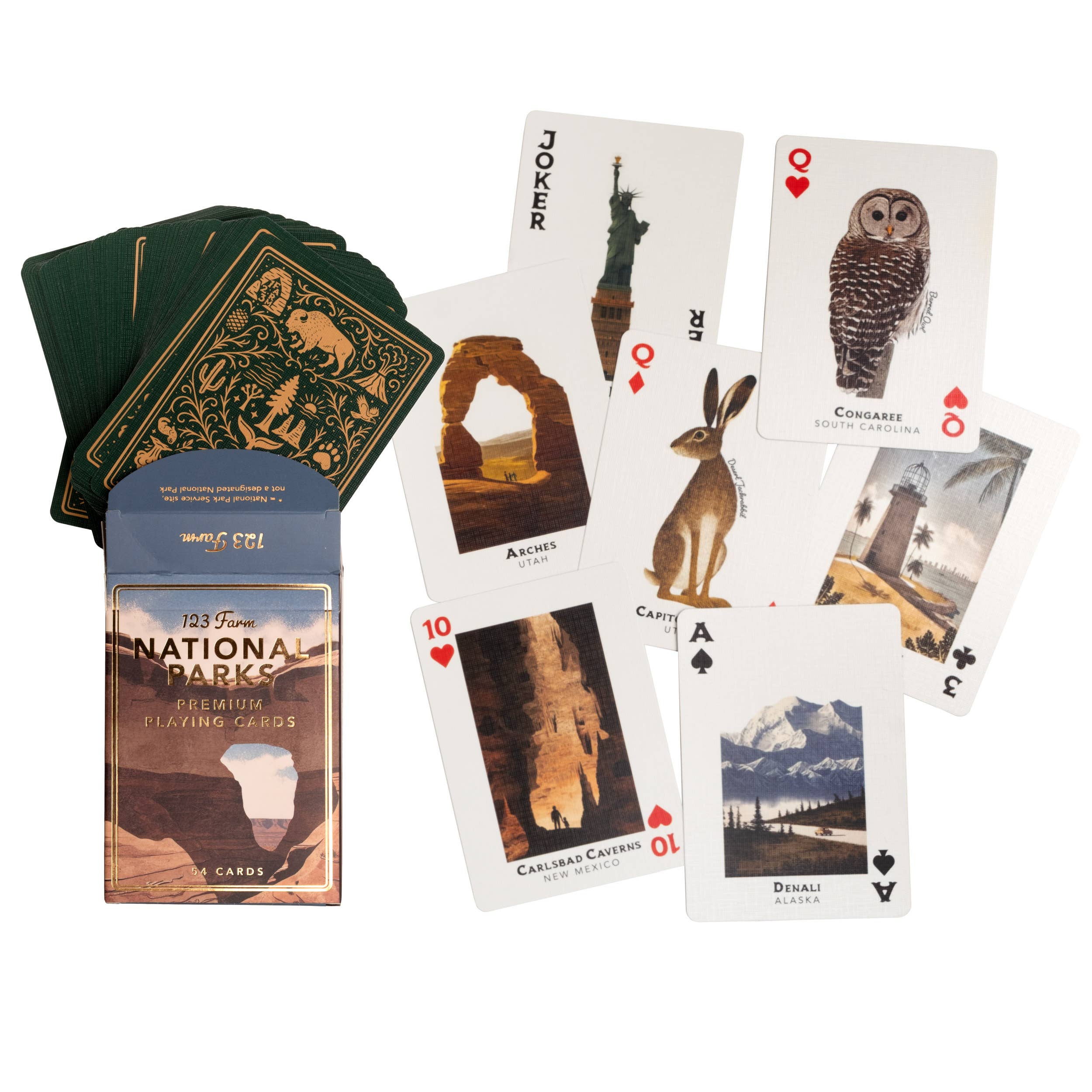 National Parks Illustrated Playing Cards Deck - Image 2