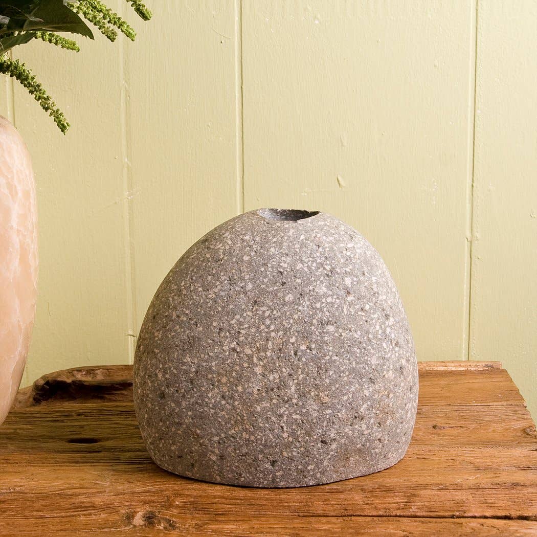 Natural River Stone Bud Vases - Image 2