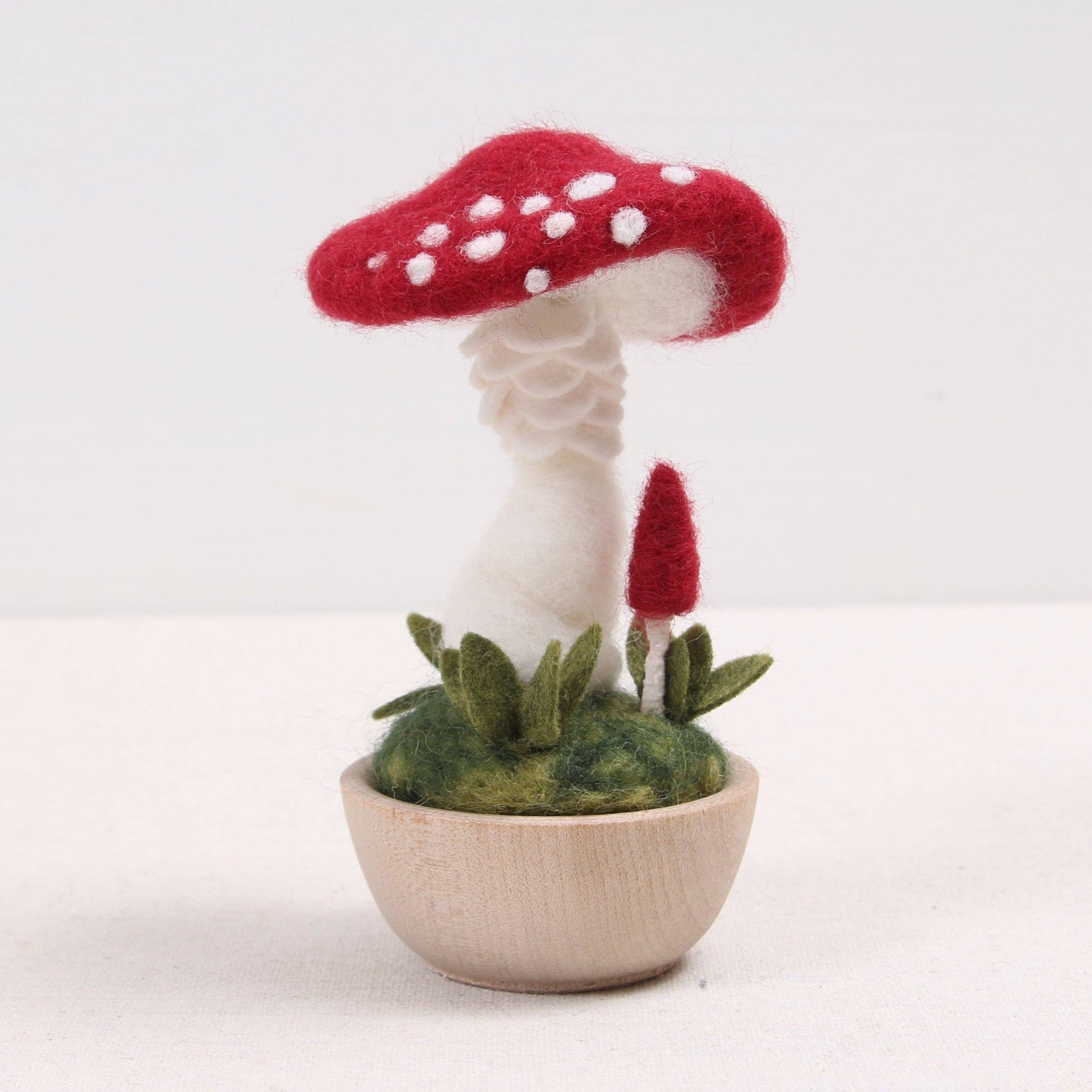 Needle Felting Kit, Crimson Toadstool - Image 2