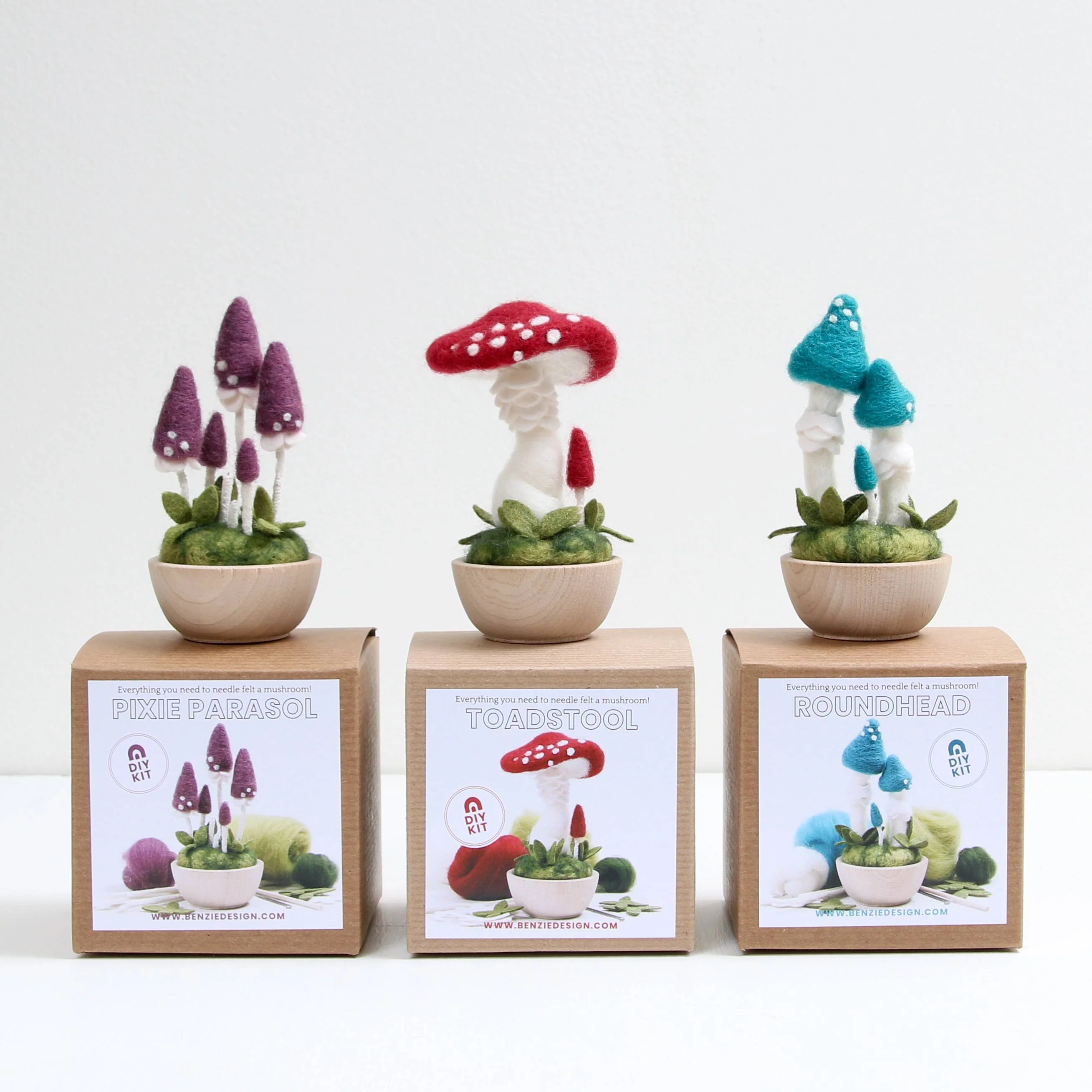 Needle Felting Kit, Crimson Toadstool - Image 5