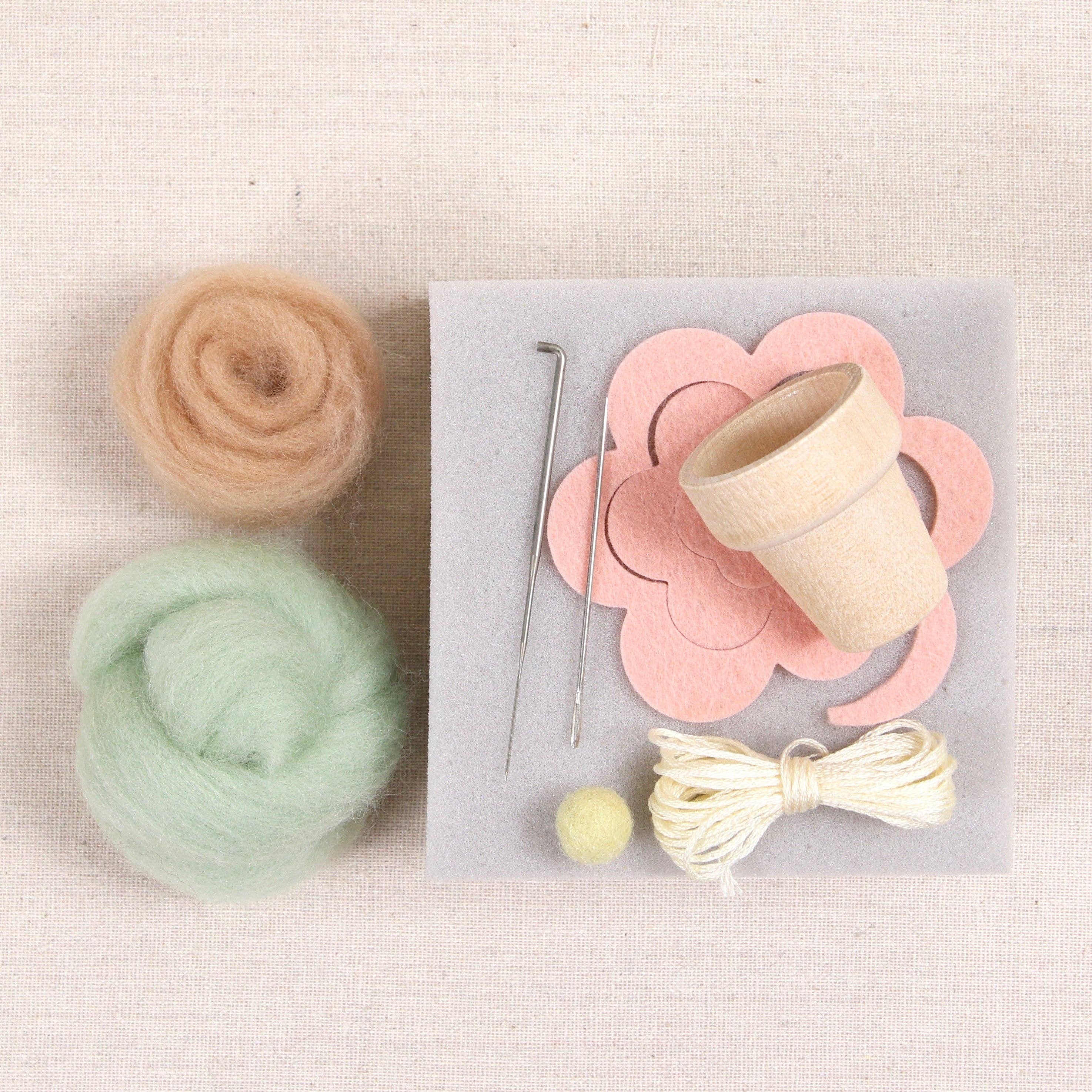 Needle Felting Kit, Desert Rose - Image 2