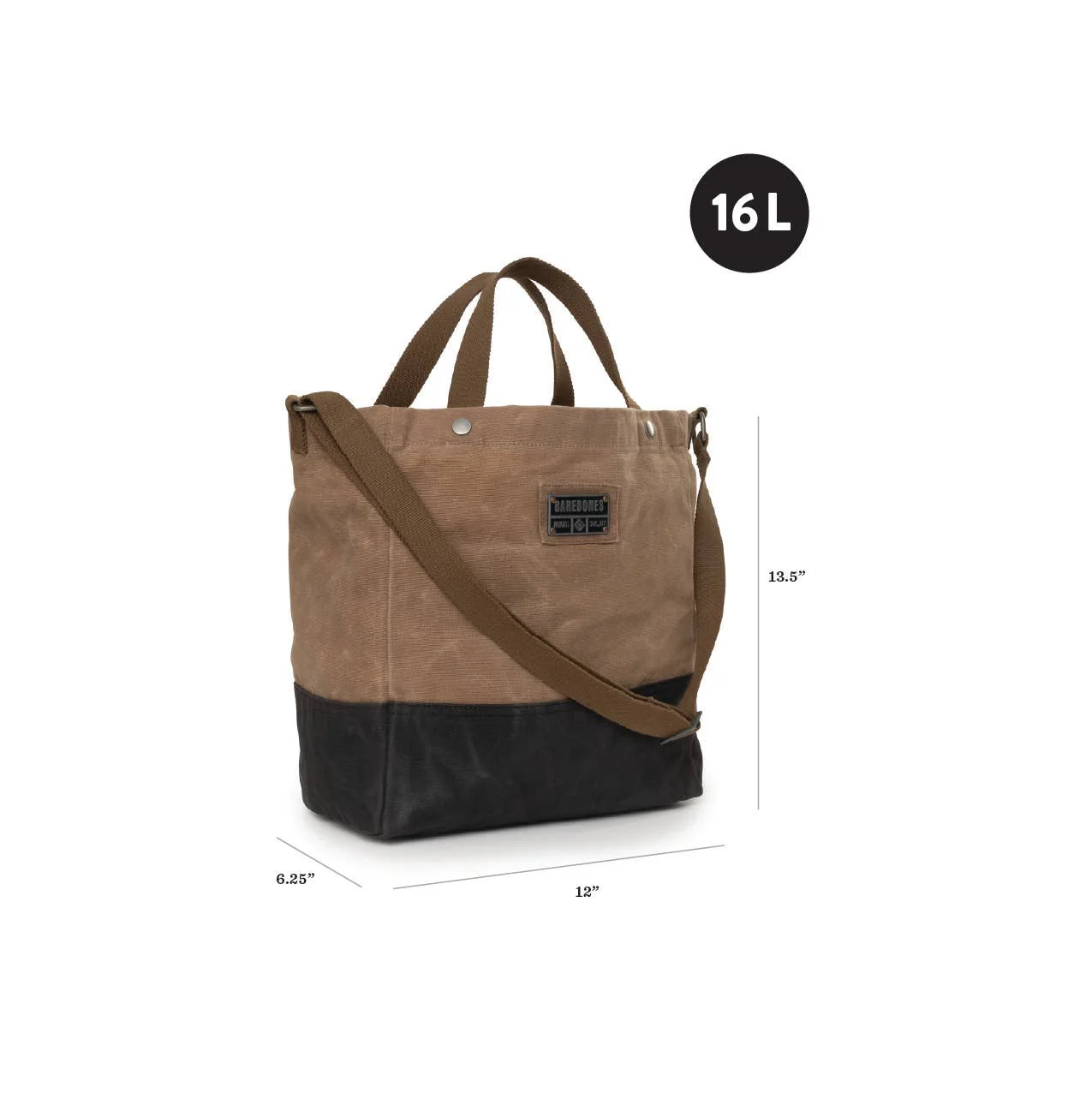 Neelum Market Tote Bag - Waxed Canvas Bag - Image 2