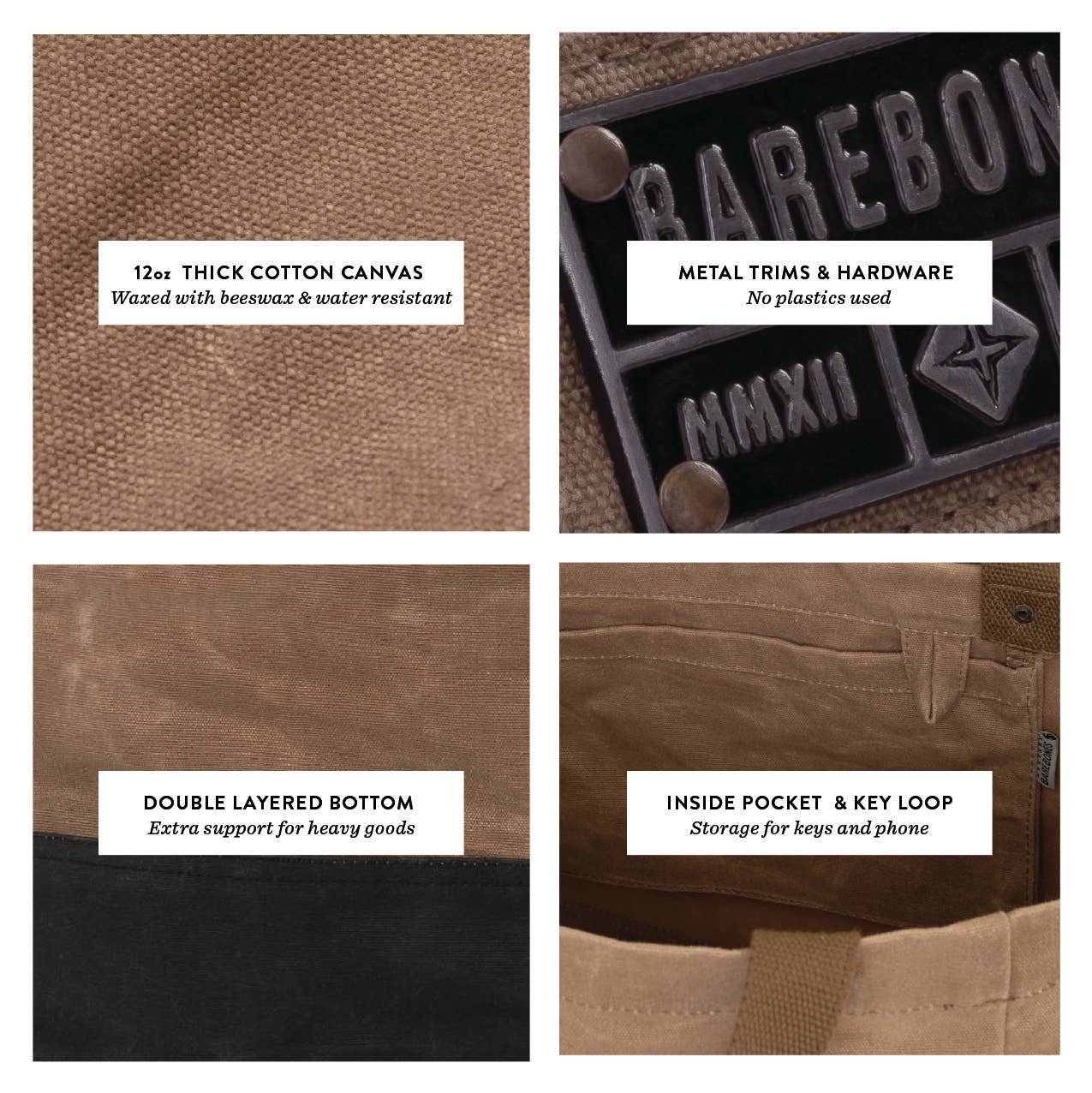Neelum Market Tote Bag - Waxed Canvas Bag - Image 5