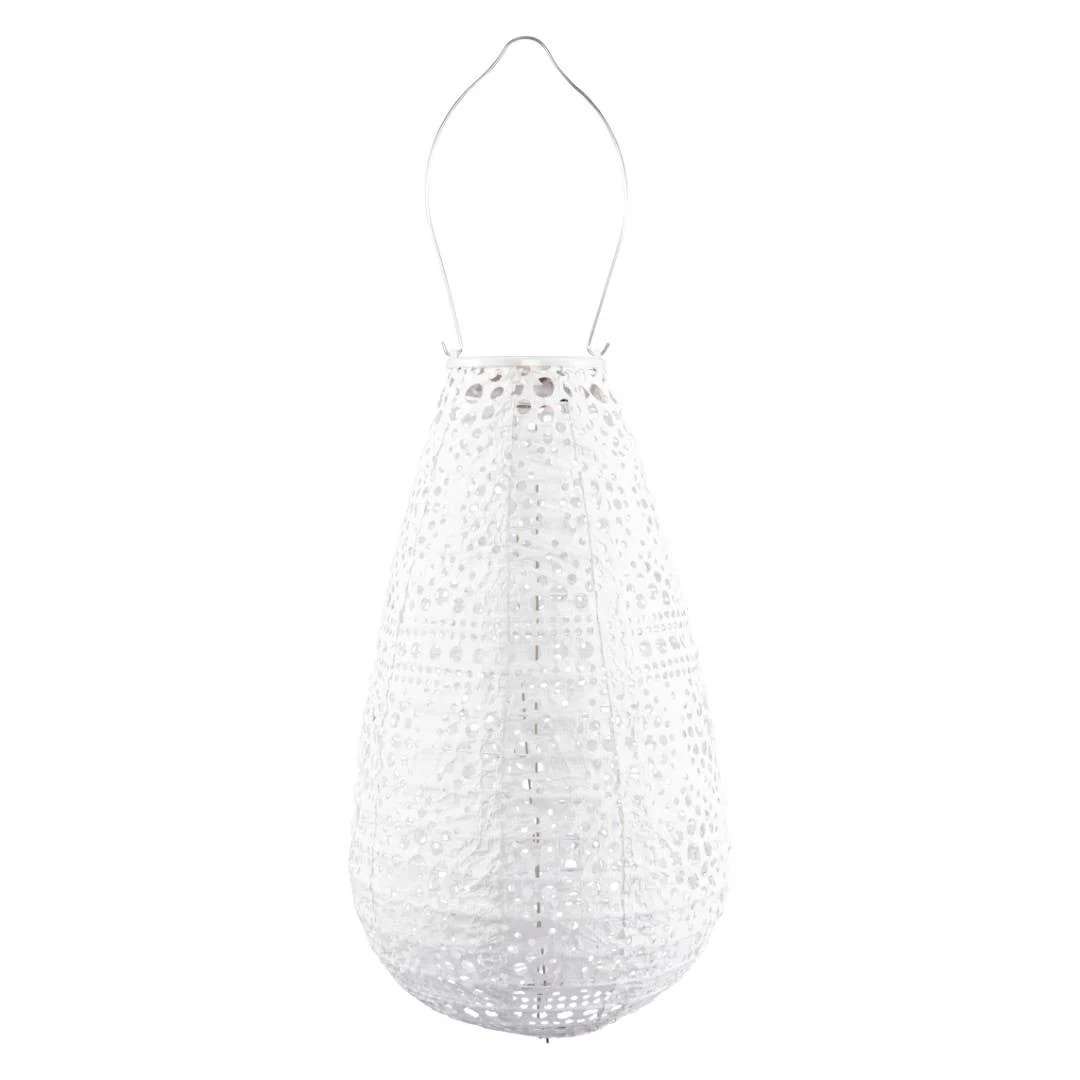 Stella BlossomTeardrop Solar Lantern - Pearl - Image 2