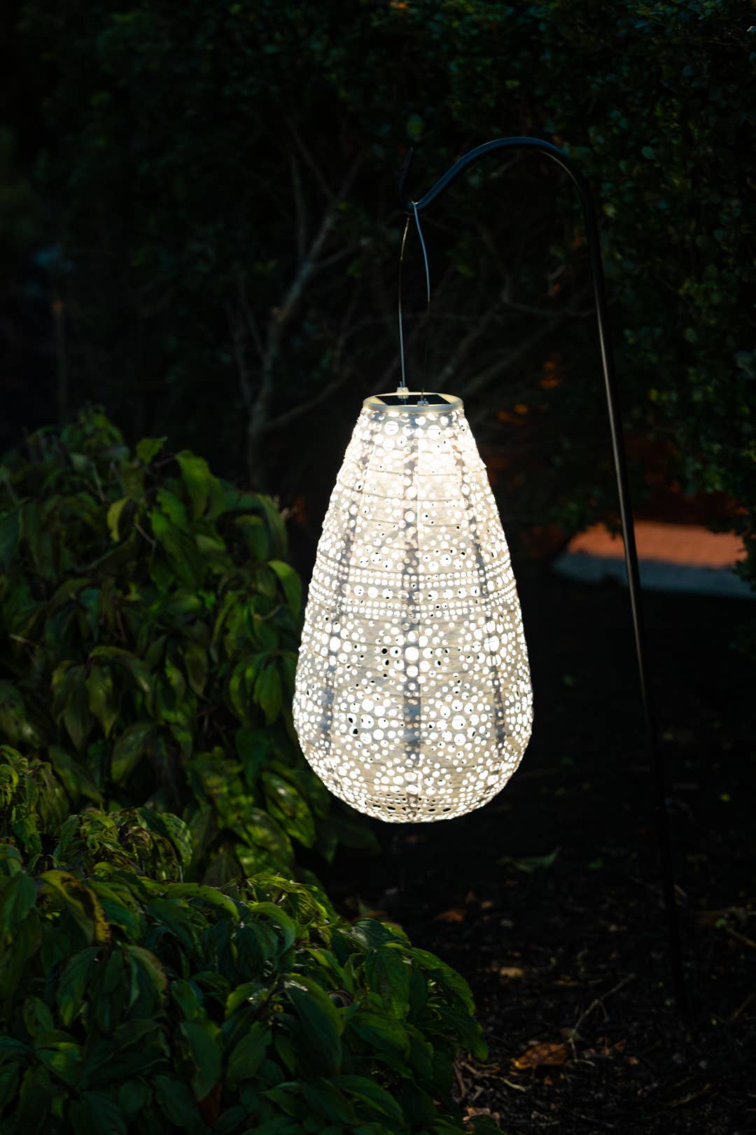 Stella BlossomTeardrop Solar Lantern - Pearl - Image 7