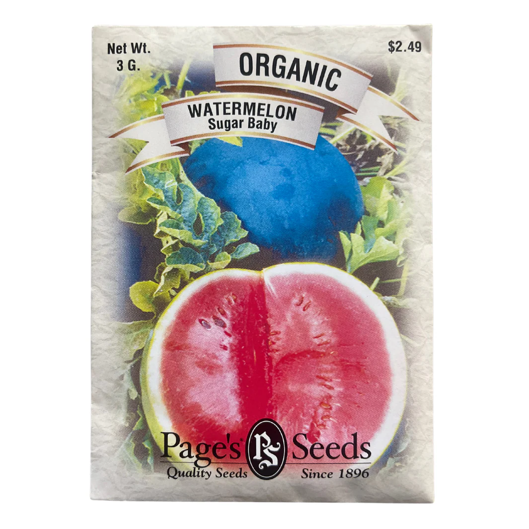 Organic Watermelon - Sugar Baby Seeds