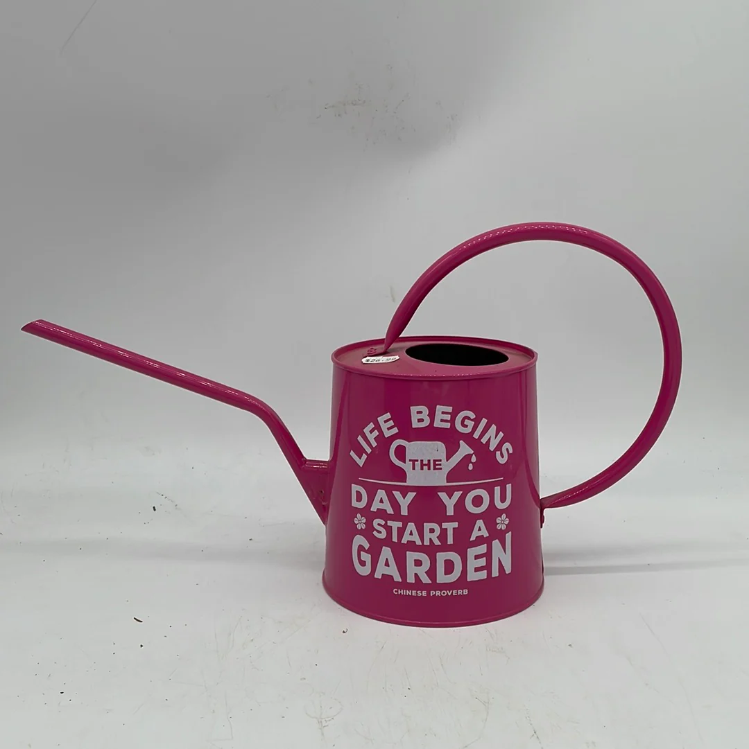 Panacea Tin Watering Can w Graphics - Image 2