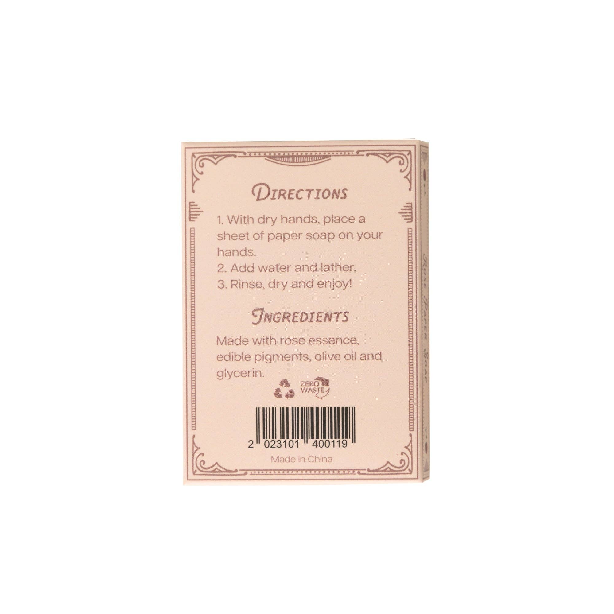 Paper Soap – Rose Scent - Image 3