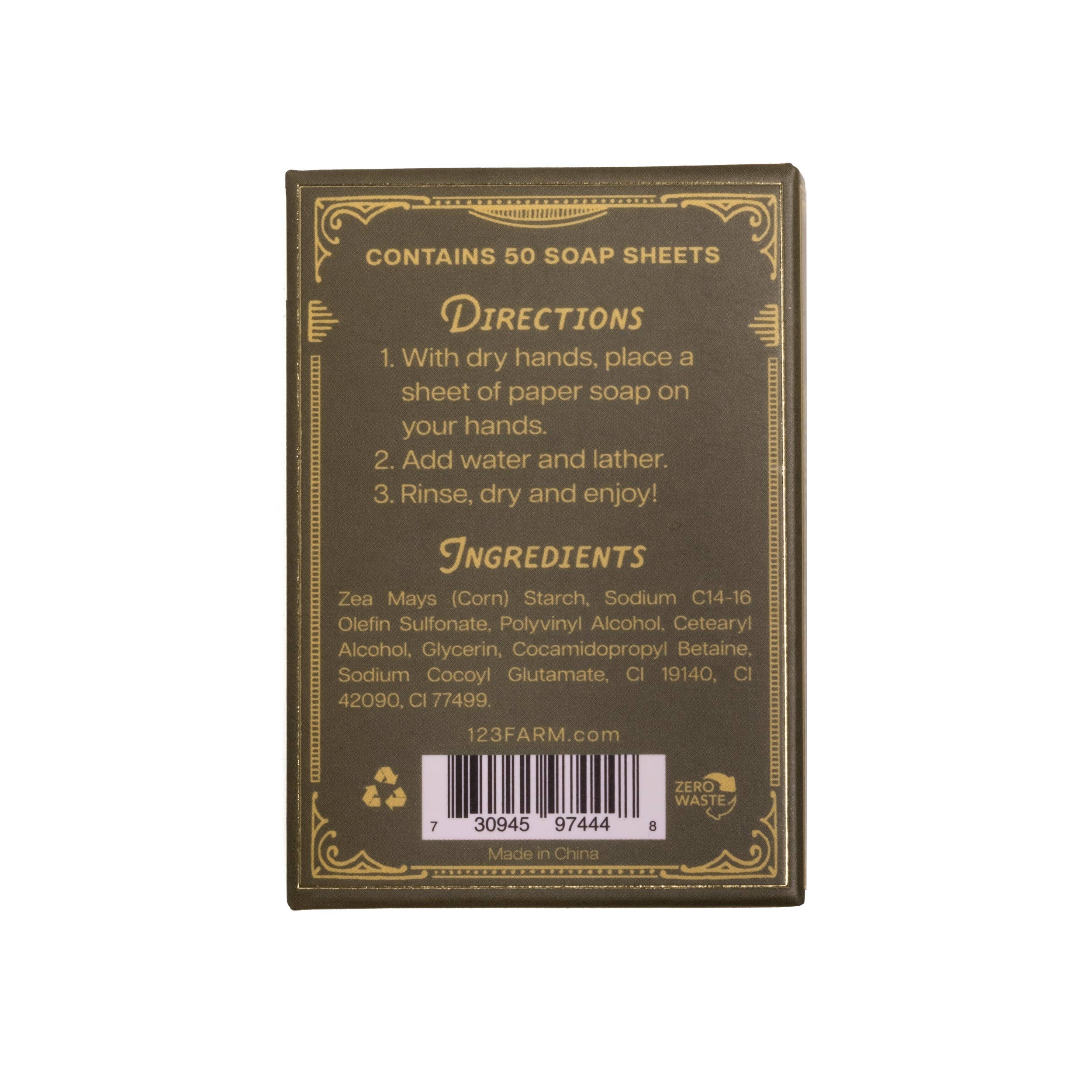 Paper Soap – Yosemite (Pine, Lavender, Fresh Water Scent) - Image 3