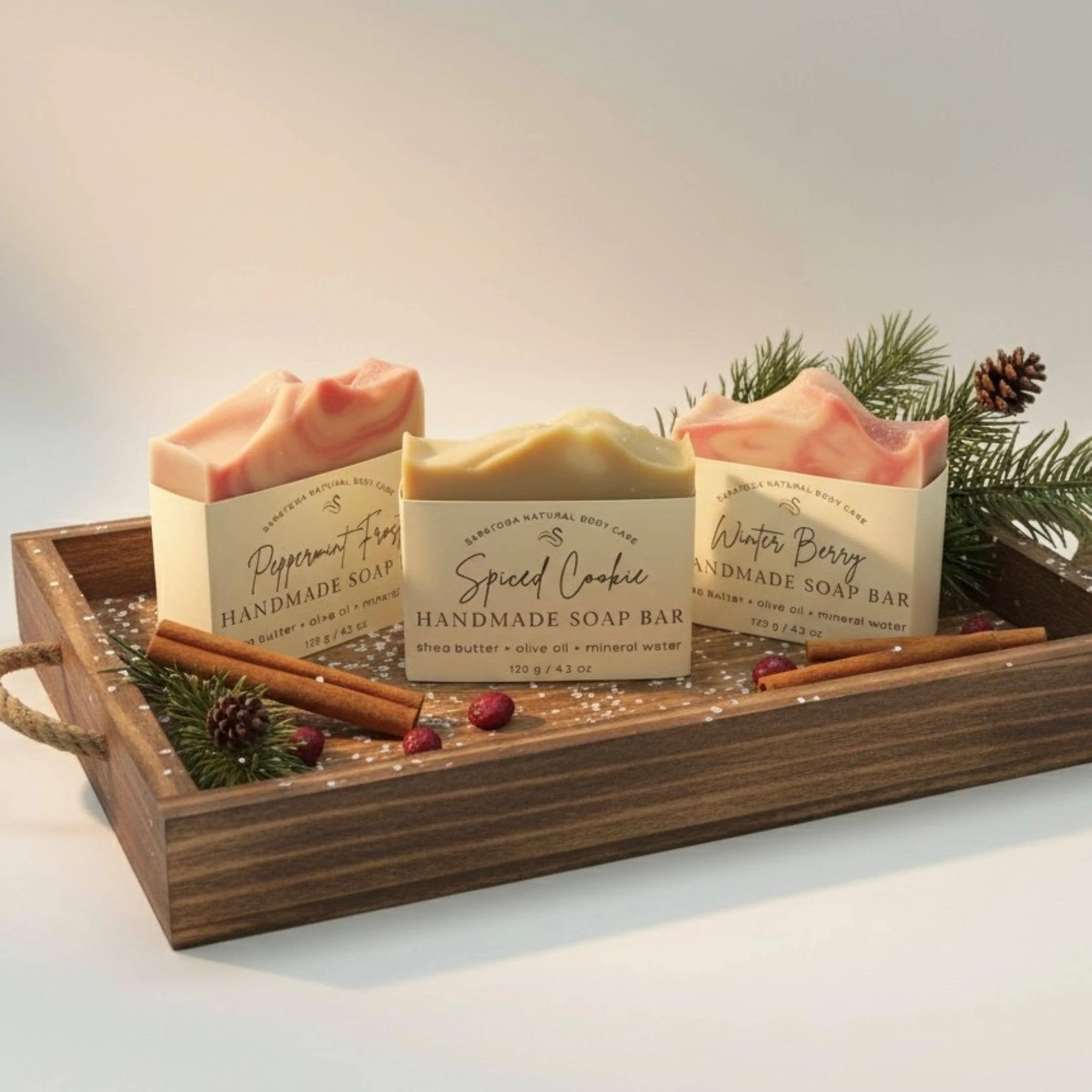 Peppermint Frost Handmade Soap Bar - Image 6