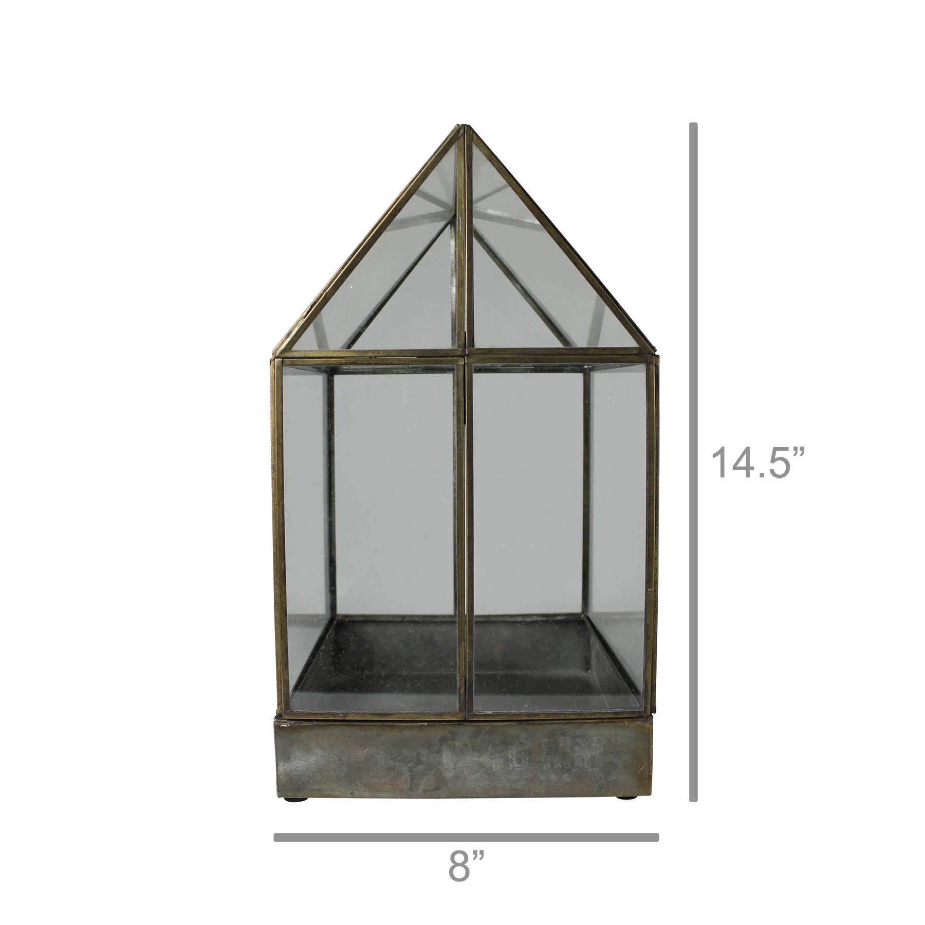 Pike Terrarium, Leaded Glass - Lrg - Image 4