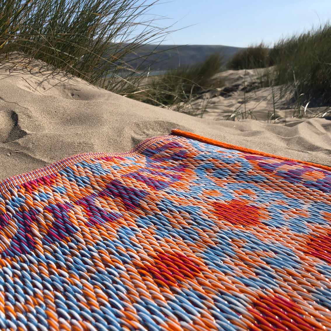 Pink Boho Waterproof Outdoor Rug - 47in x 70in | Mothers Day Gifts | - Image 6