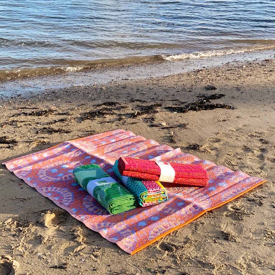 Pink Boho Waterproof Outdoor Rug - 47in x 70in | Mothers Day Gifts | - Image 7