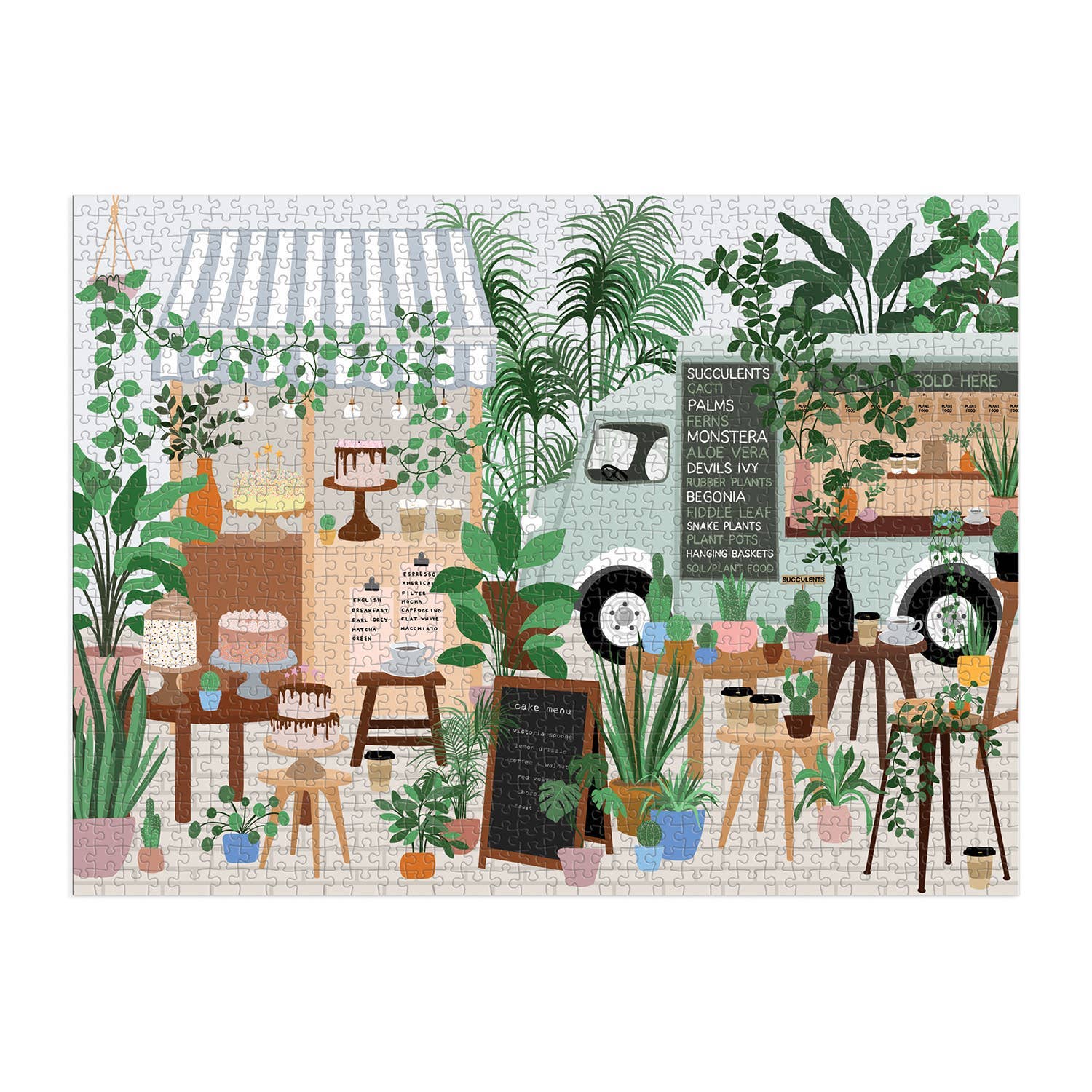 Plant Cafe 1000 Piece Puzzle - Image 2