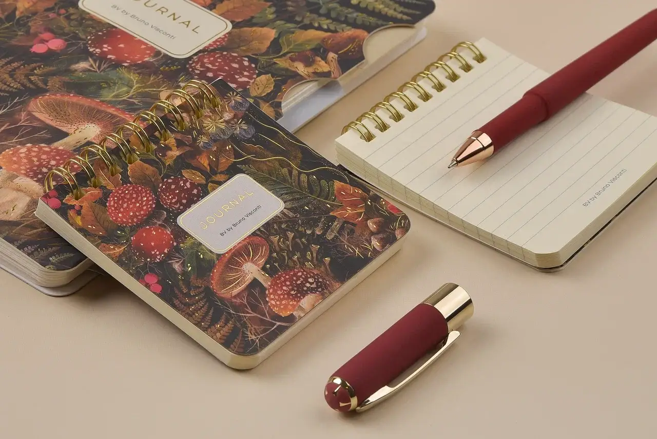 Pocket Art Journal  - Forest Mushrooms - Image 2