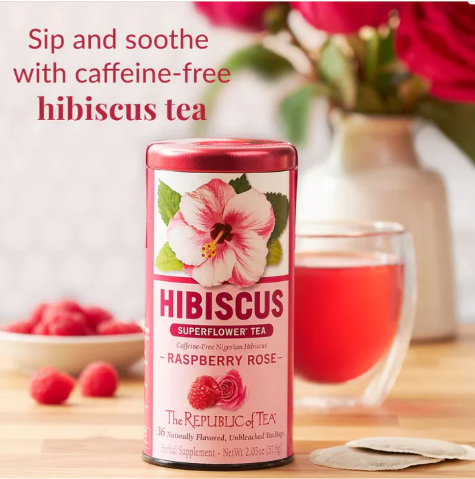 Raspberry Rose Hibiscus Tea - The Republic of Tea - Image 2